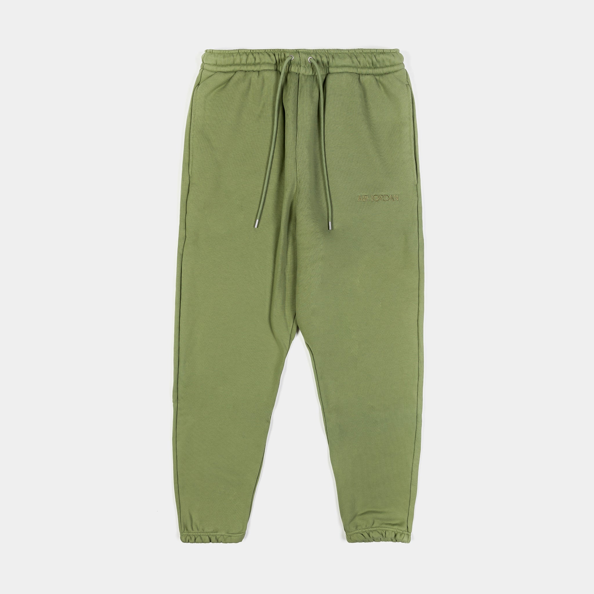 Jordan Wordmark Fleece Joggers Mens Pants Olive FJ0696-340 – Shoe