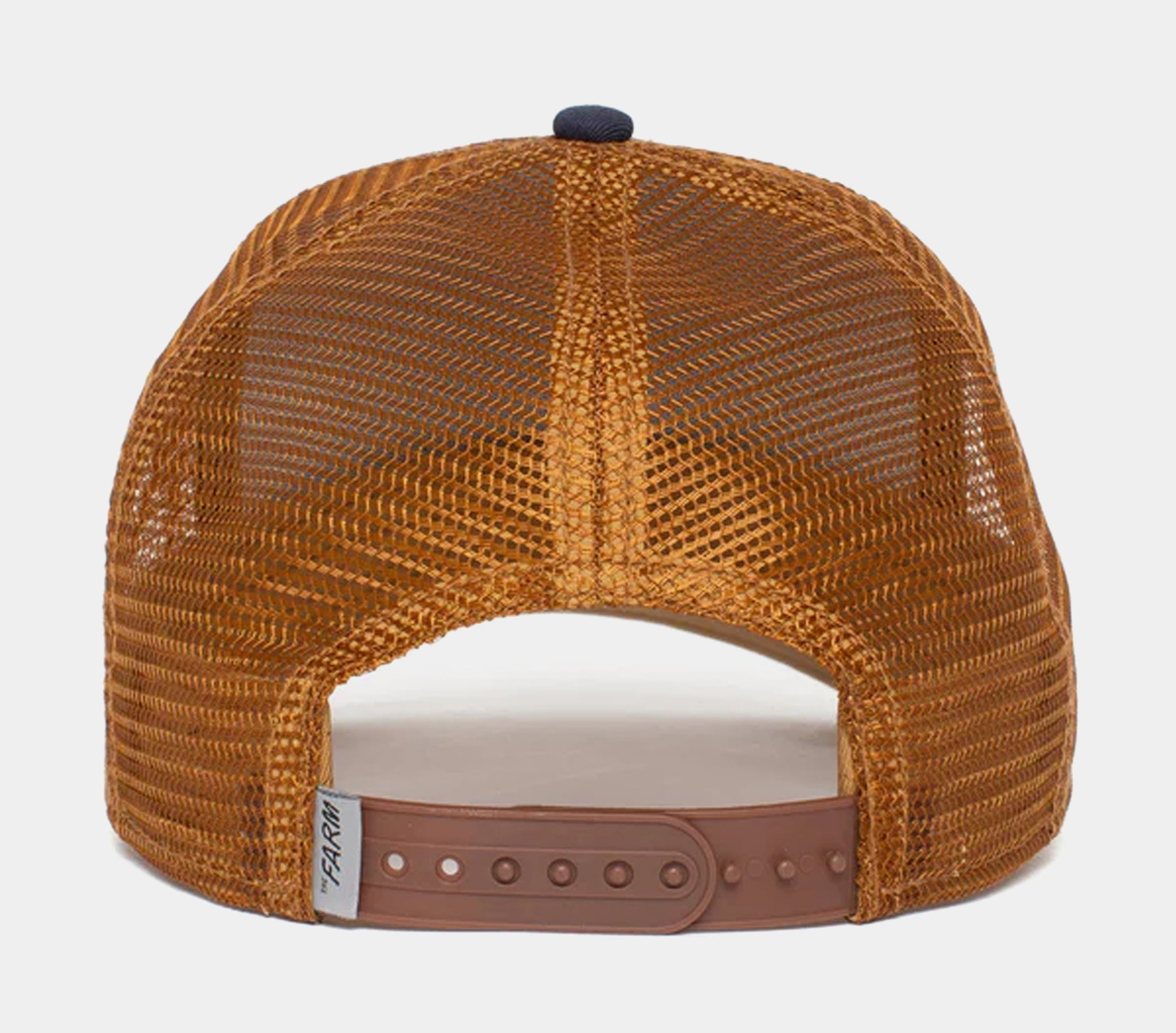 Goorin Bros The Goat Trucker Mens Hat Blue Brown 101-0385 