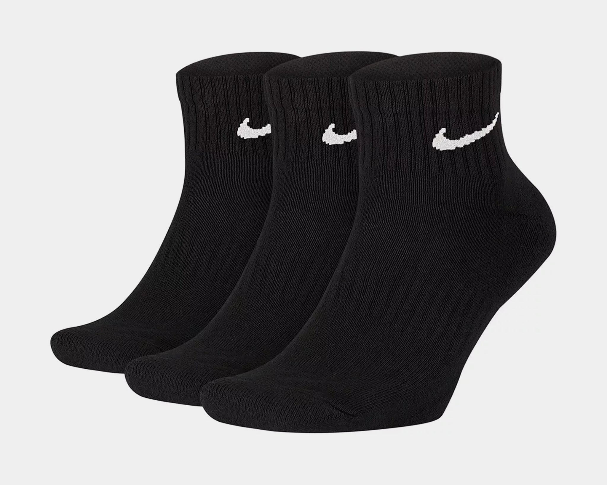 Nike 3pk Socks Mens Socks Black SX7667-010 – Shoe