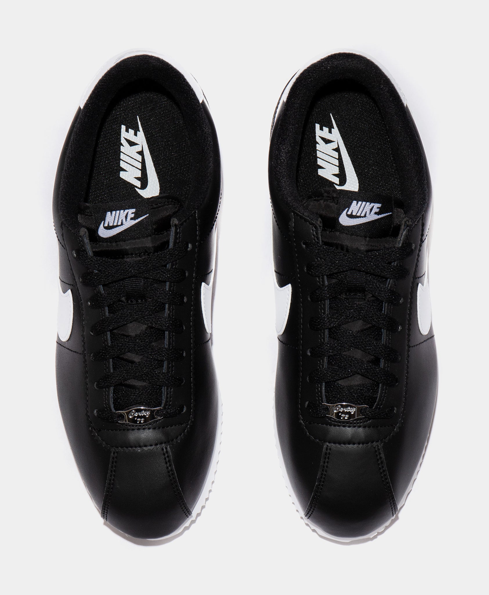 Nike Cortez Basic Leather Mens Lifestyle Shoe Black White 819719