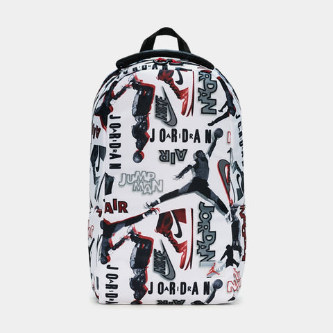 Jordan Graphics Backback Grade School Backpack White 9A0484-F00 – Shoe Palace