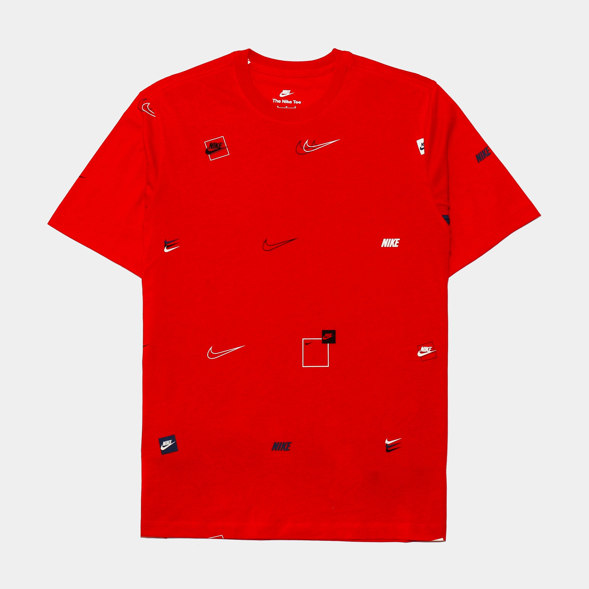 Nike NSW AOP Short Sleeve Tee Mens Tshirt Red DN5246-657 – Shoe Palace