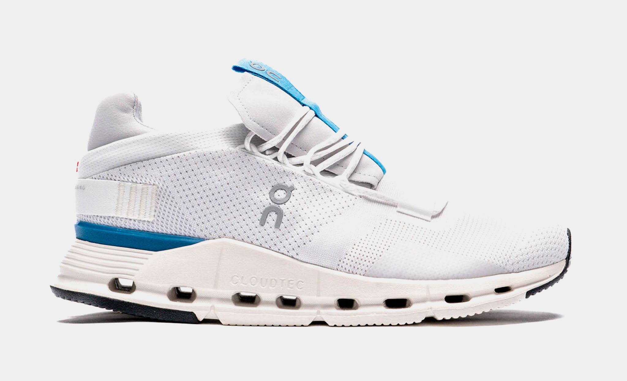 On Cloudnova Mens Running Shoes White Blue 26.98126 – Shoe Palace