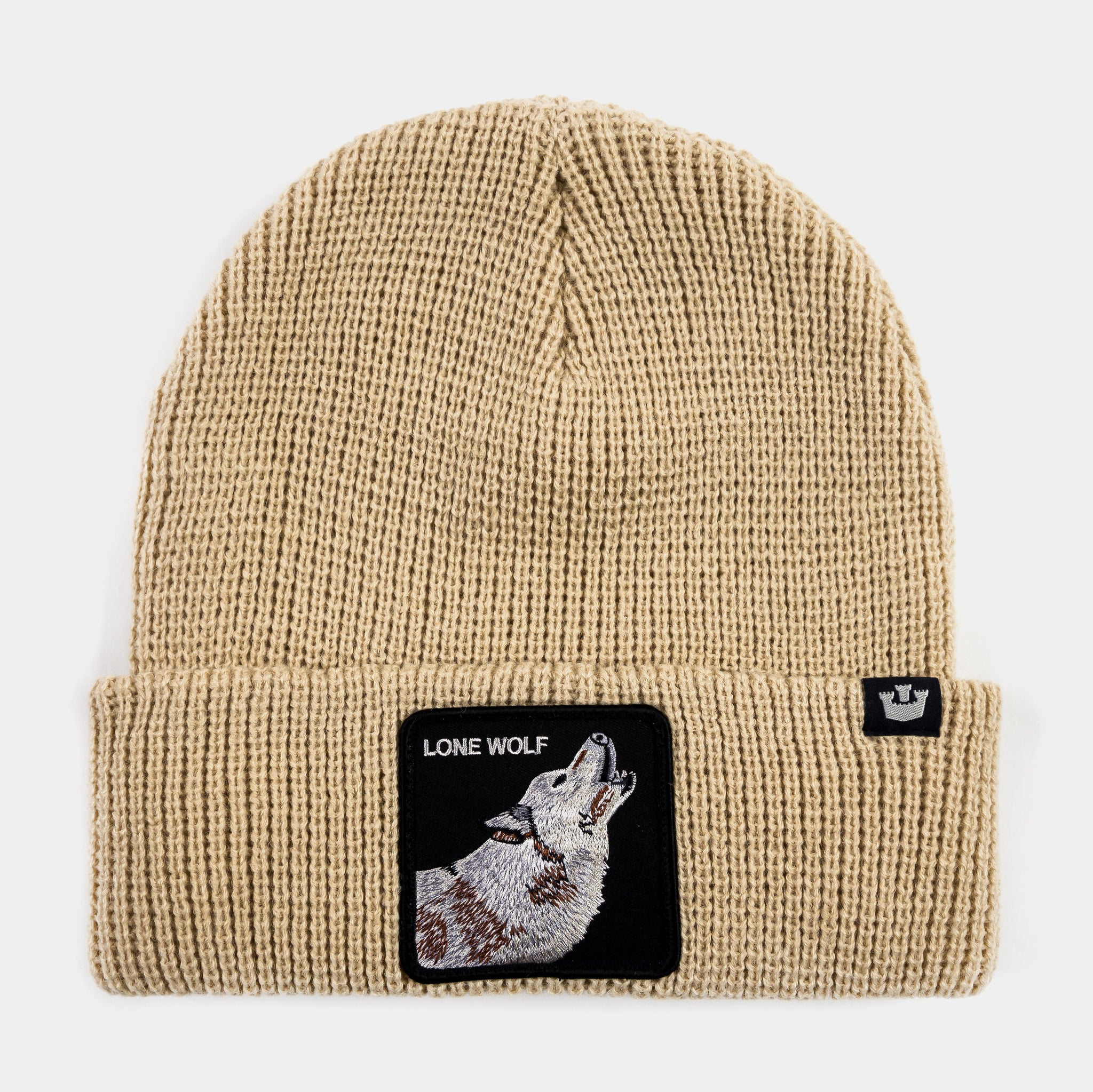 Goorin Bros The Lone Wolf Beanie Mens Hat Beige 107-0133-CRE 