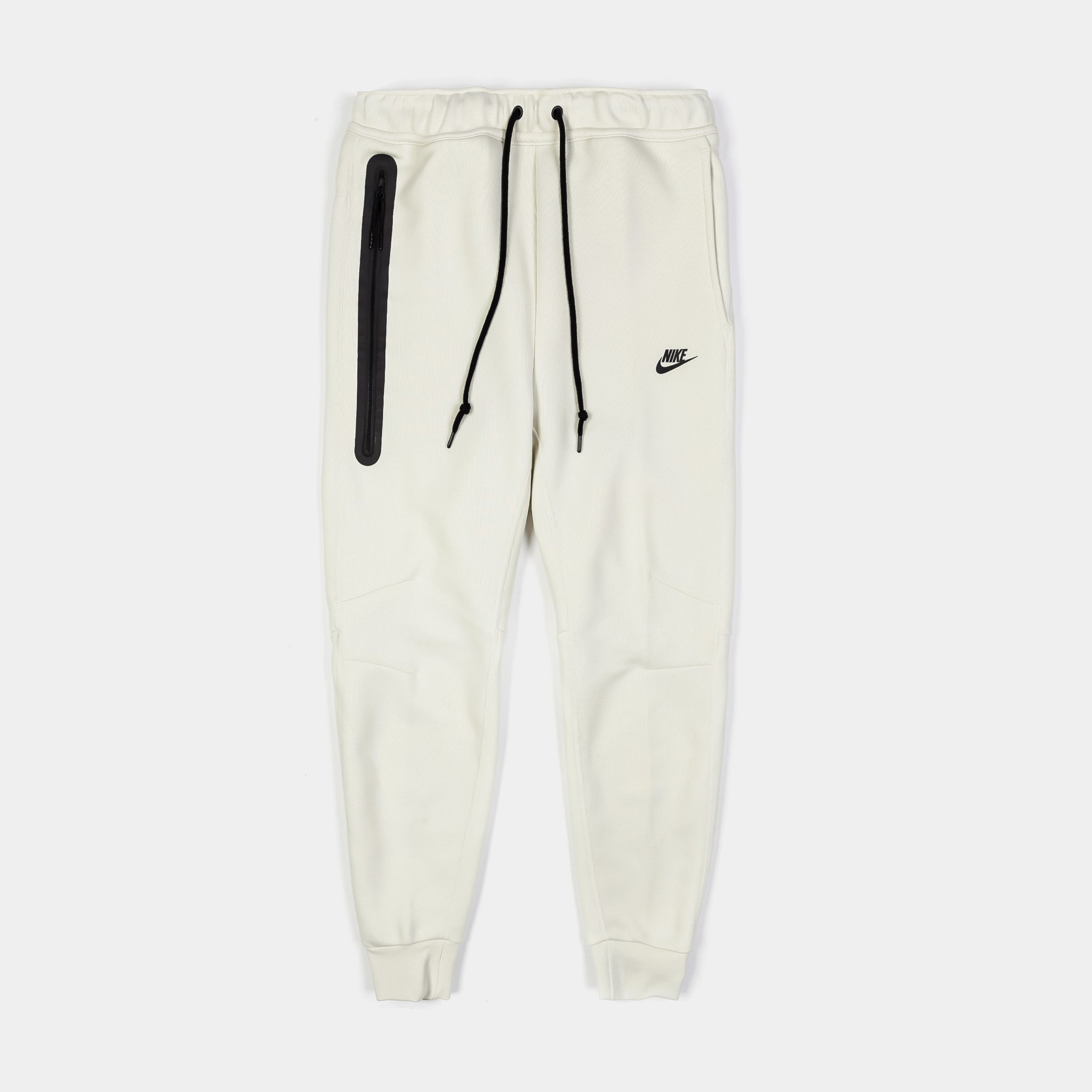 Nike NSW Tech Fleece Joggers Mens Pants Beige Black FB8002-020 - Main Image