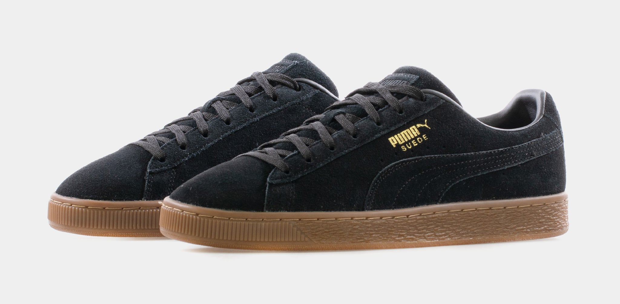 Sneakers Puma Puma Suede Mens Black Gum Sepatu Kets Uniseks Suede