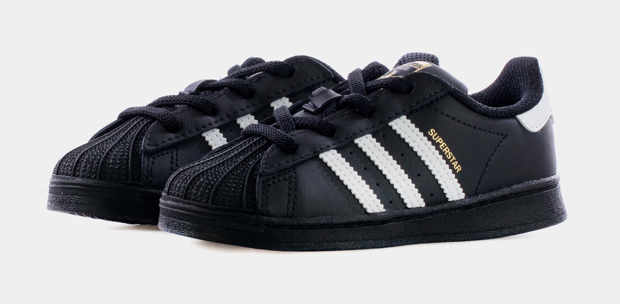 Toddler adidas superstar black Clearance