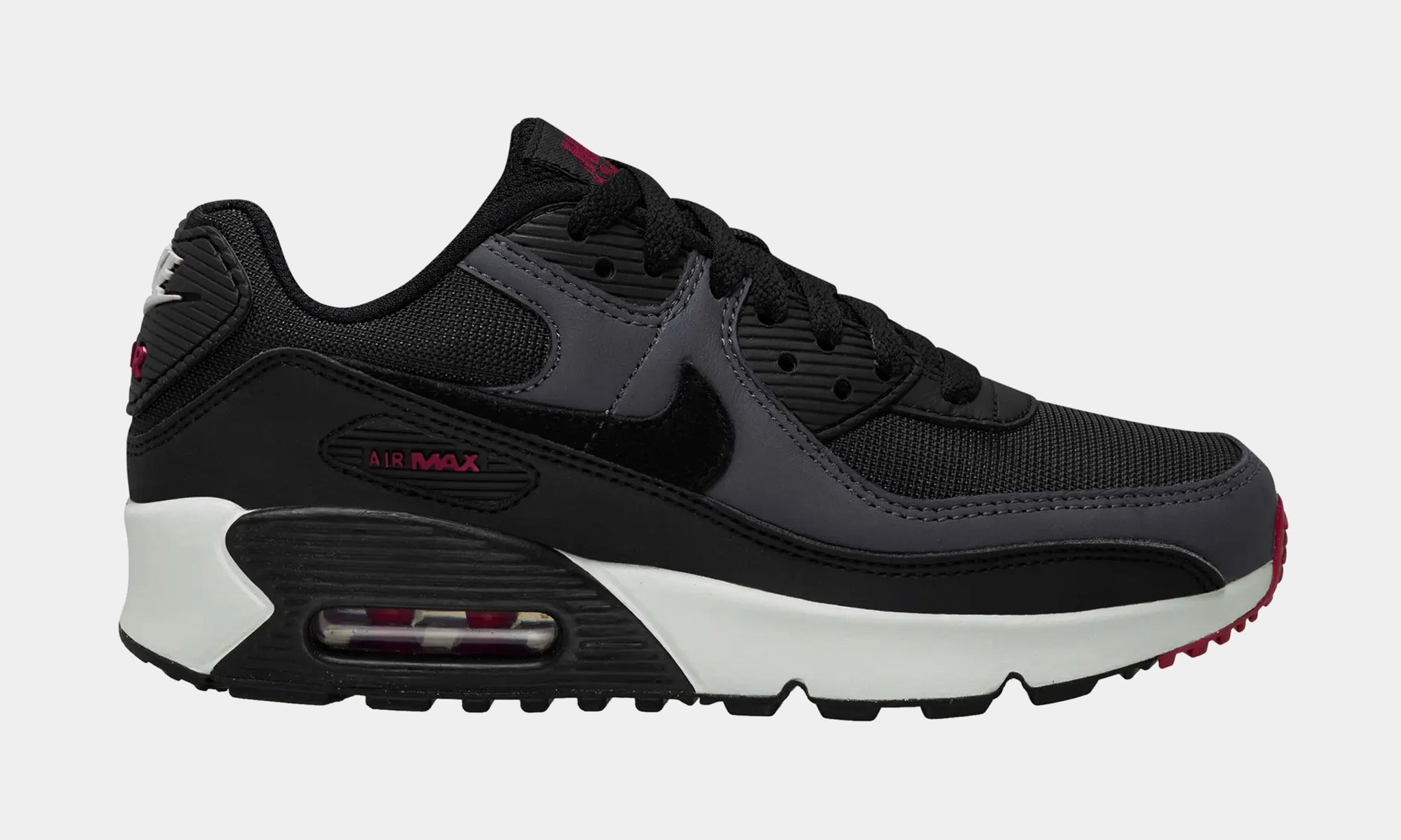 Nike Air Max 90 LTR Grade School Running Shoes Black White CD6864