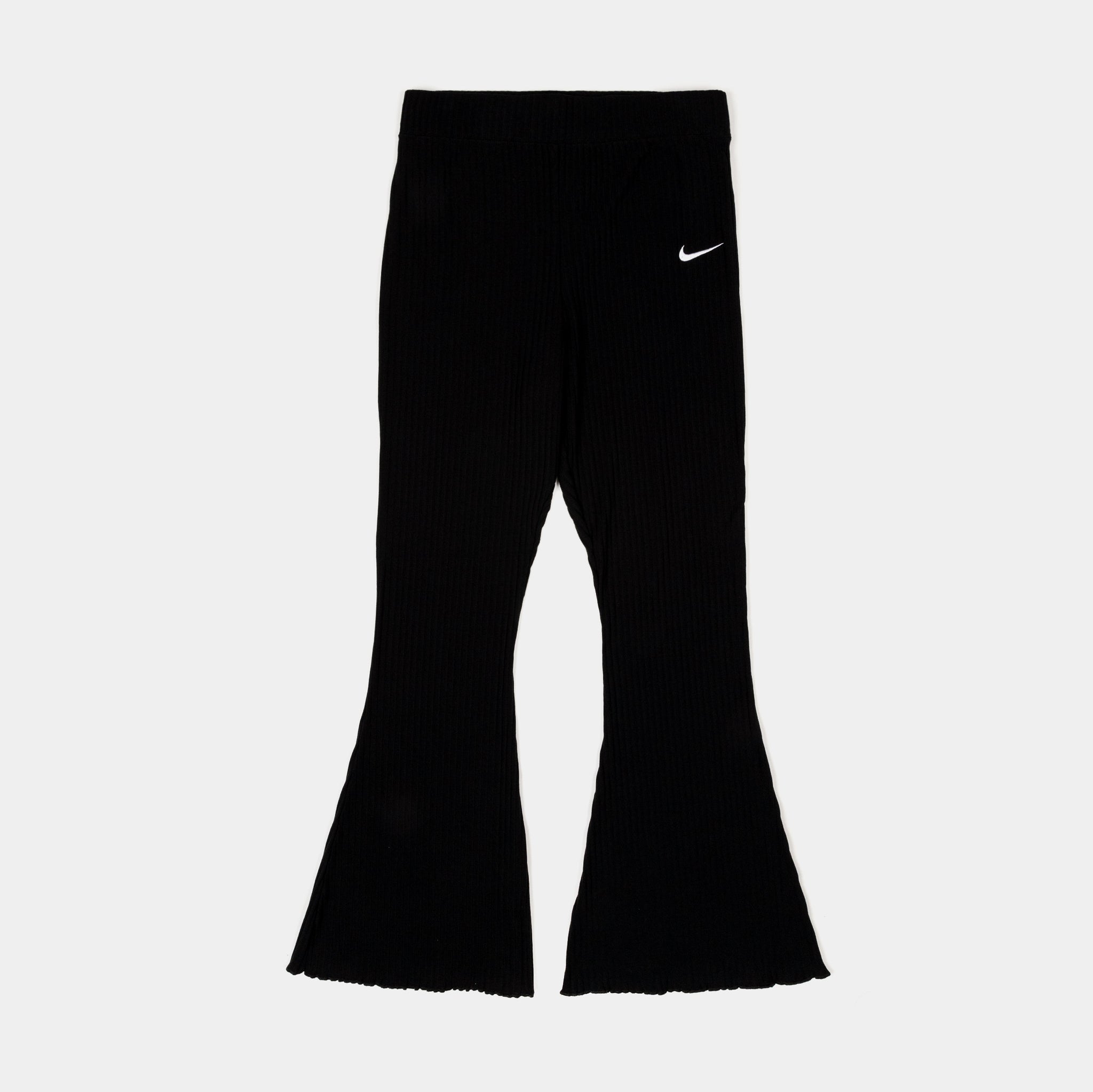 Nike NSW High-Waisted Ribbed Jersey Womens Pants Black DV7868-010