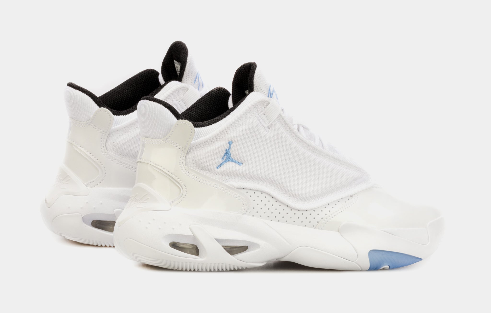 Jordan Max Aura 4 University Blue Mens Basketball Shoes White Blue