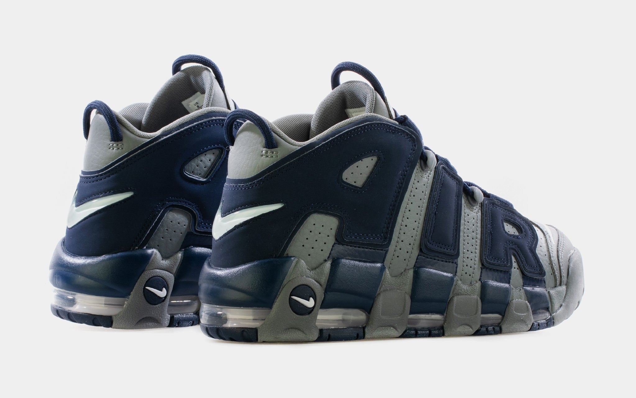 Air More Uptempo '96 Mens Basketball Shoe (Cool Grey/Midnight Navy/White)