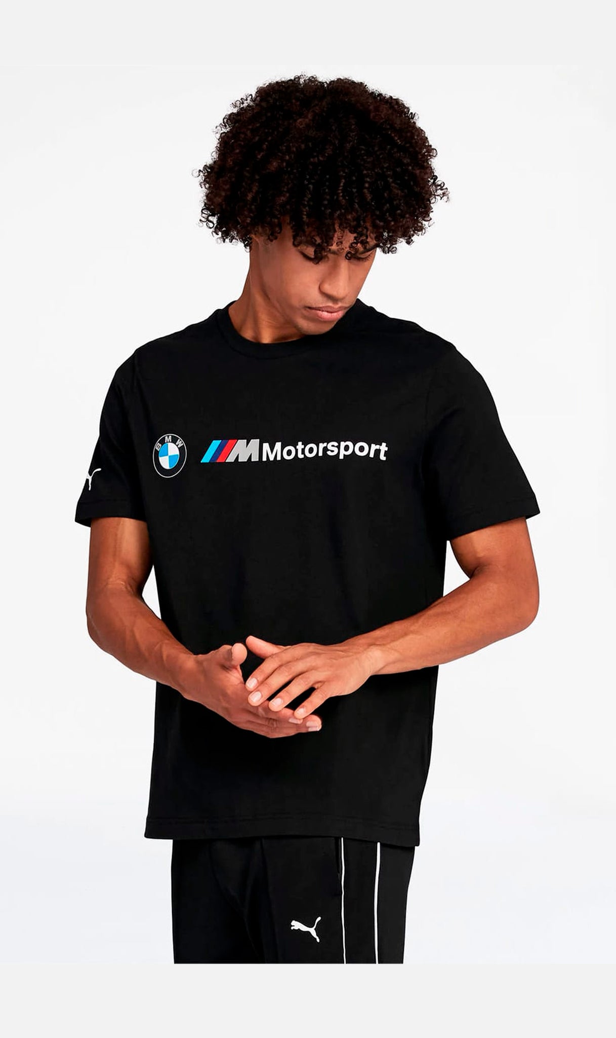 PUMA BMW M Motorsport Logo T-Shirt Black 01 Palace