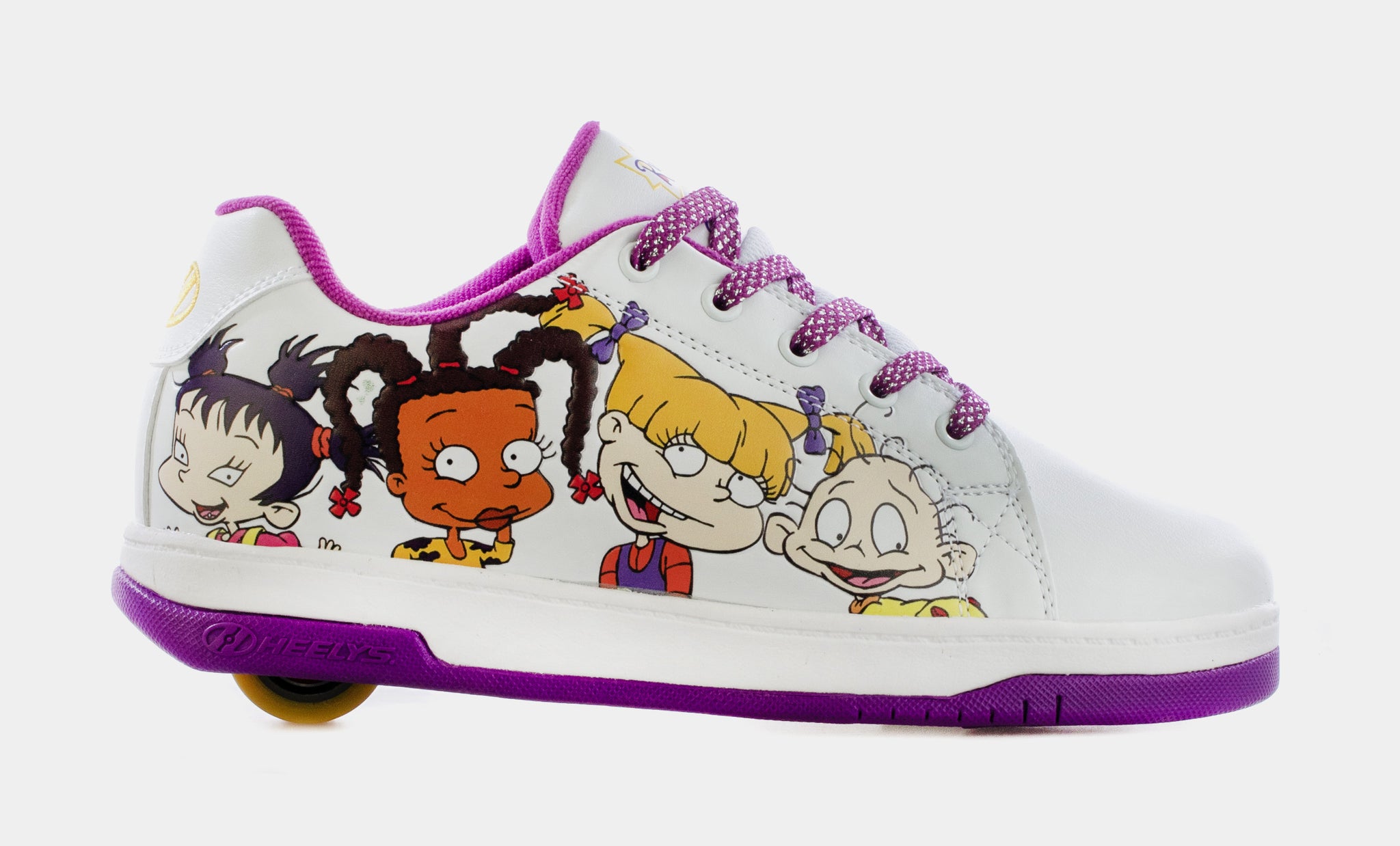 Heelys Rugrats Pro 20 Grade School Lifestyle Shoes White Purple