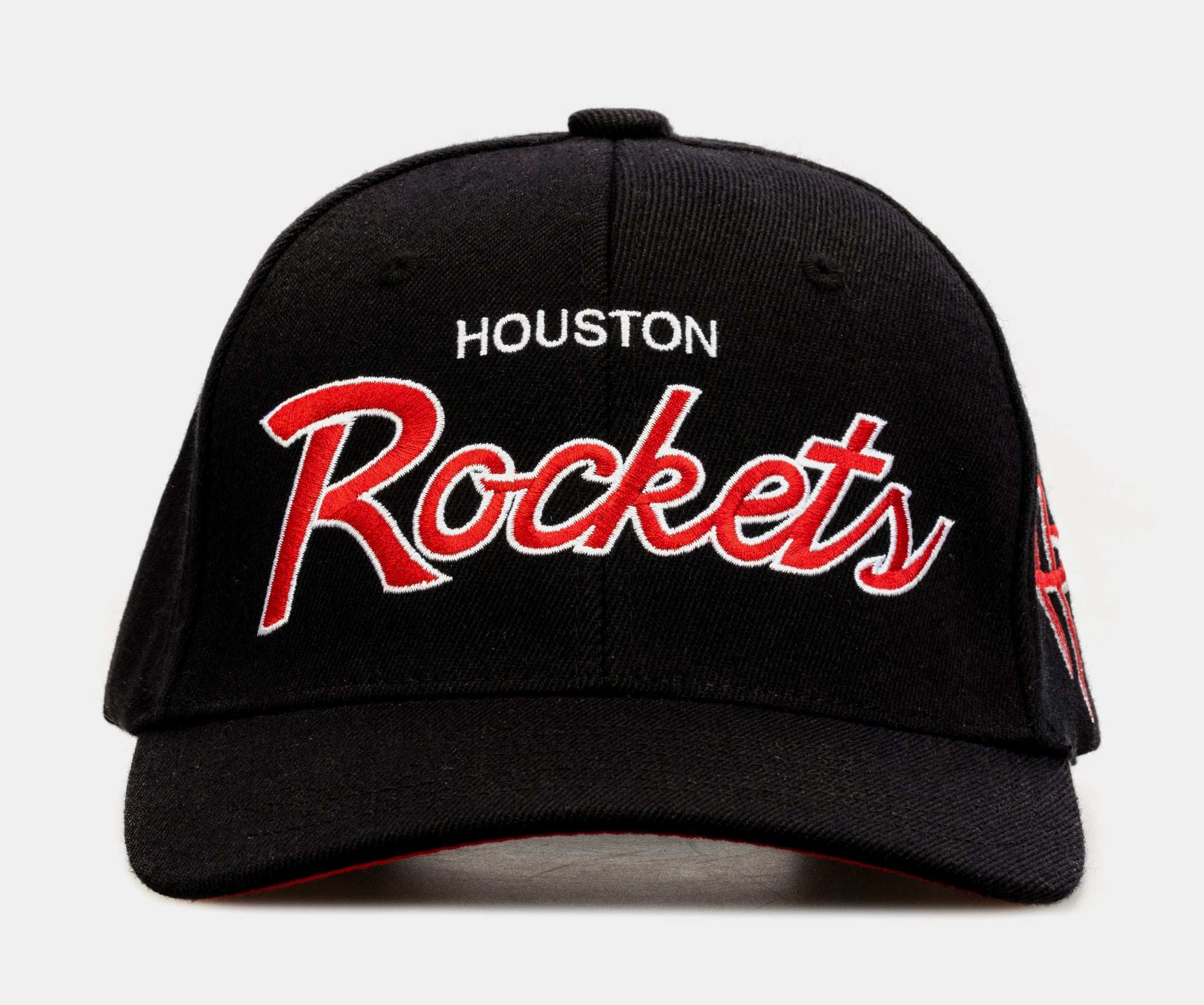 Mitchell & Ness Houston Rockets Team Script 2.0 Mens Snapback Hat Black ...