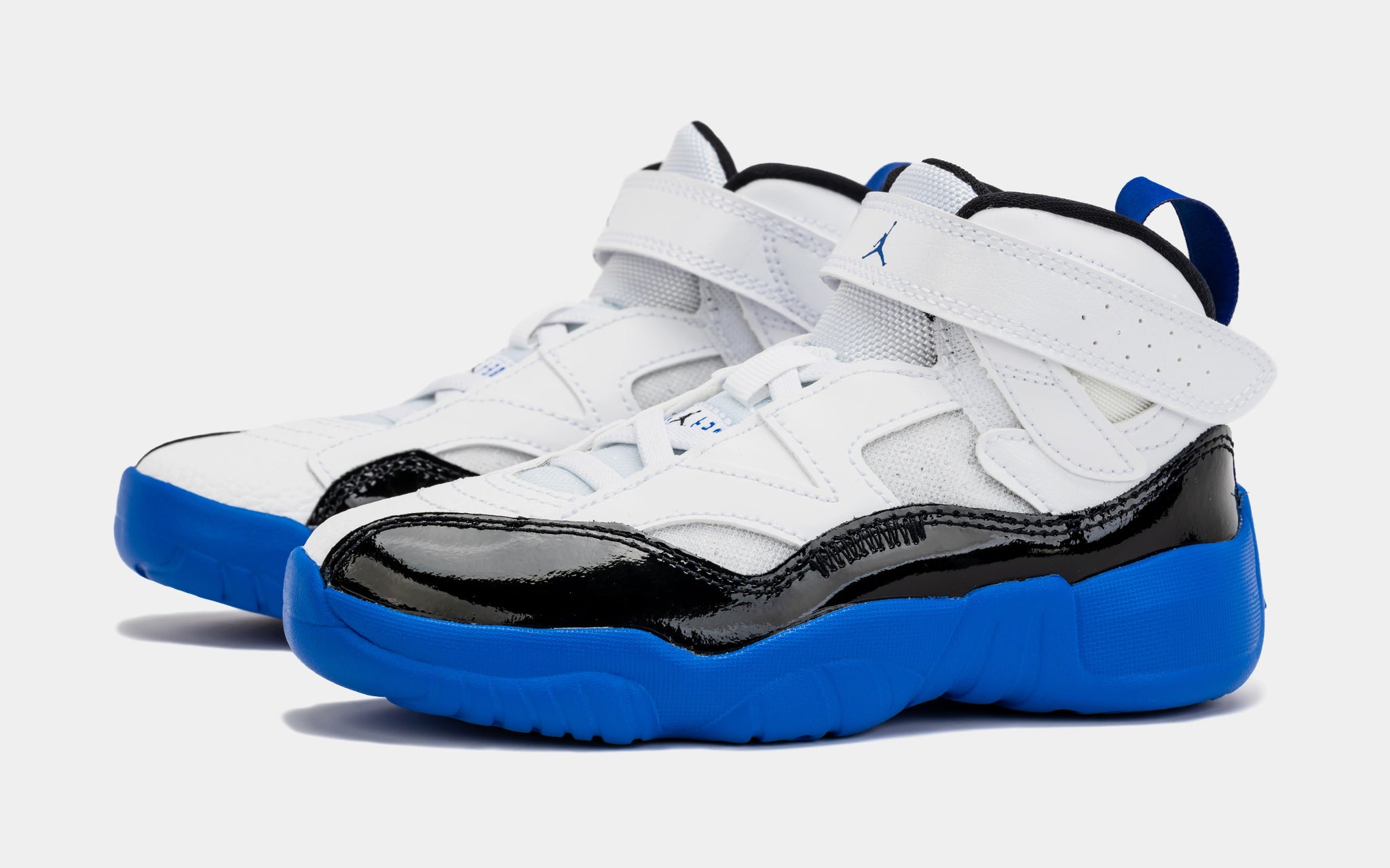 Jordan Mens Jumpman Two Trey Shoes White/Black/University Blue Size 10.5 Jordan Jumpman Two Trey White Hyper Royal Men main image 4