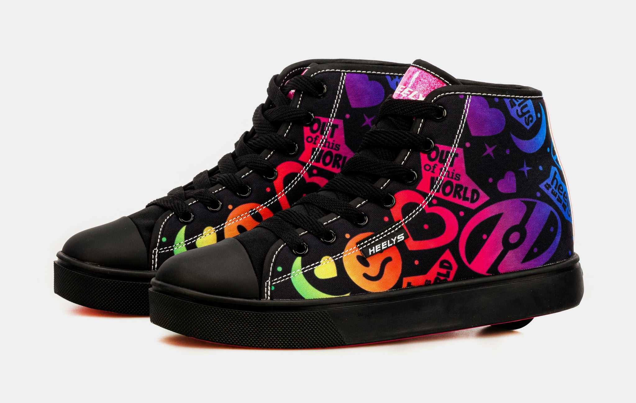 Heelys Veloz Grade School Skate Shoes Black Multi HE101269 Shoe Palace