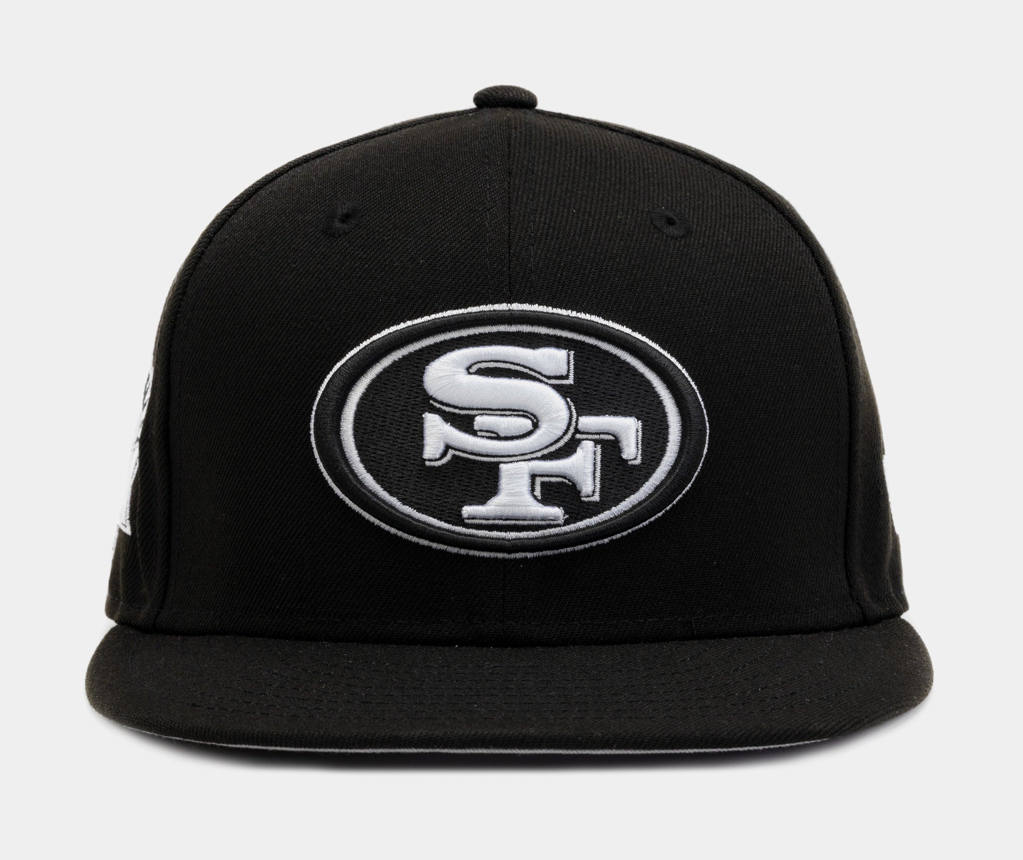 New Era San Francisco 49ers Black 59FIFTY Mens Fitted Hat Black ...