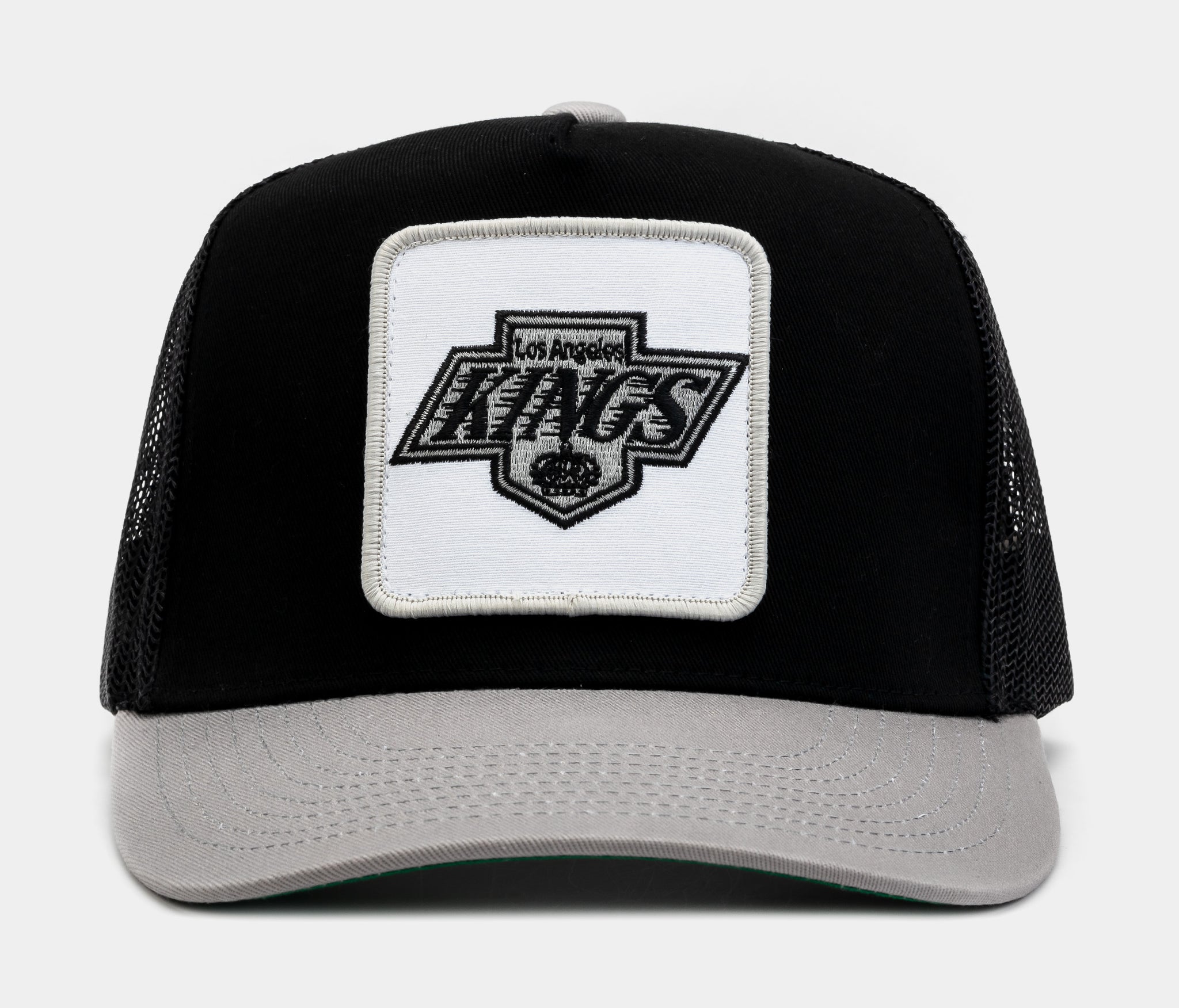 Los Angeles Kings Team Pin Black/Grey Snapback - Mitchell & Ness