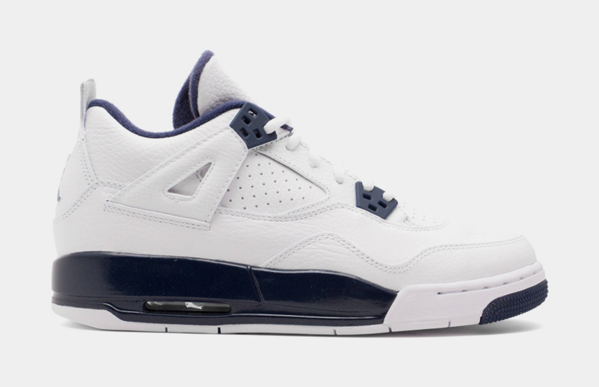Jordan Air Jordan Retro 4 Legend Blue Grade School Lifestyle Shoe White