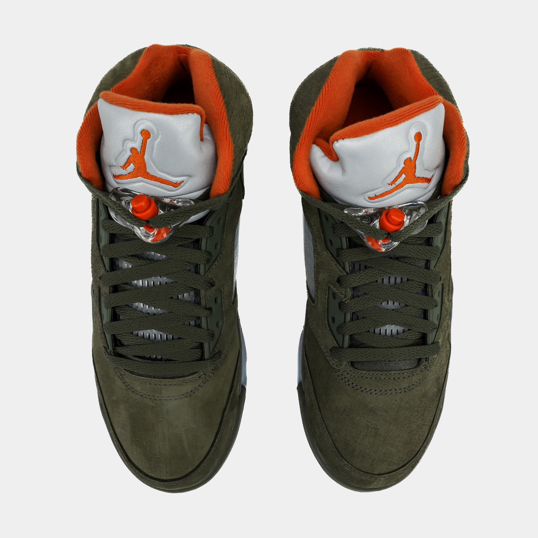 total orange jordan 5