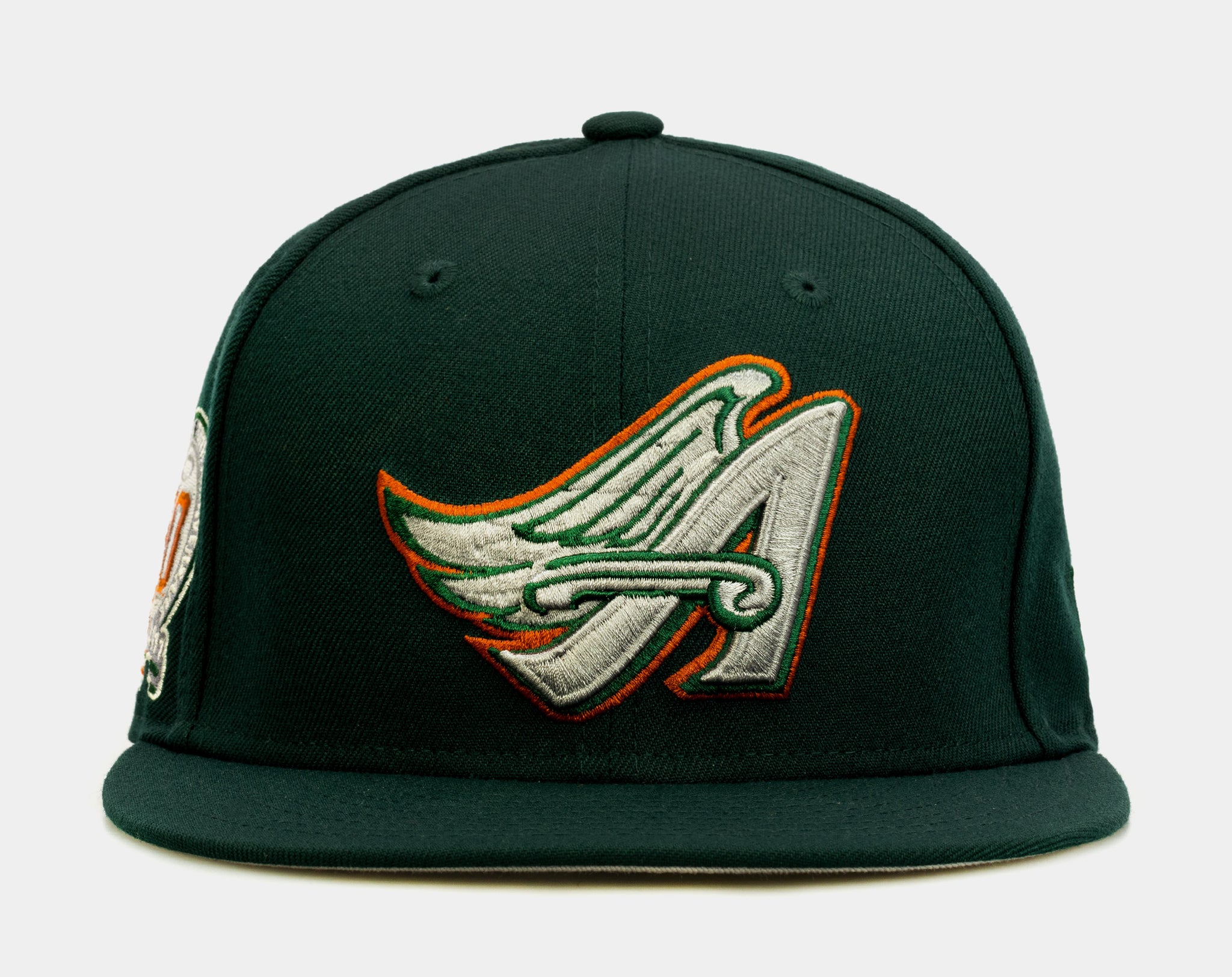 New Era SP Exclusive St. Patty's Day Anaheim Angels 59FIFTY Mens Fitted Hat (Dark Green)