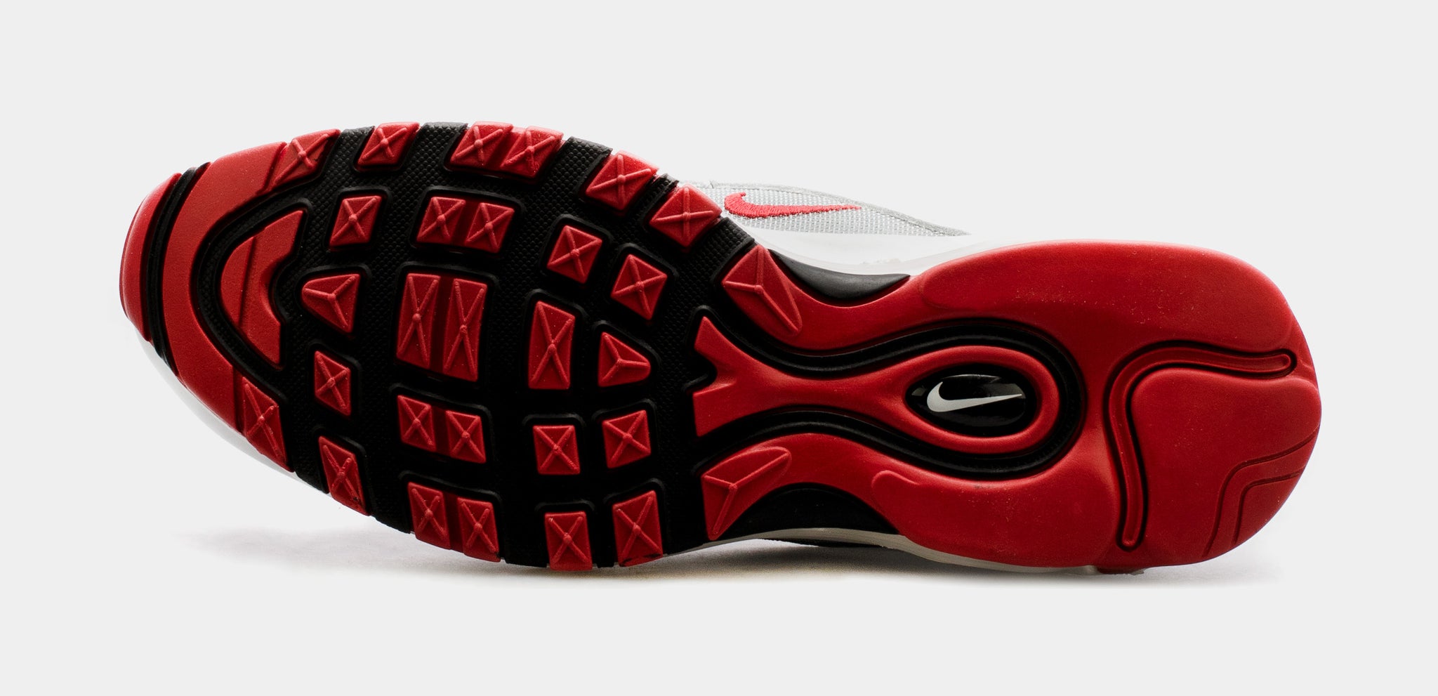 Nike Air Max 97 Grade School Running Shoes White Grey 921522-111