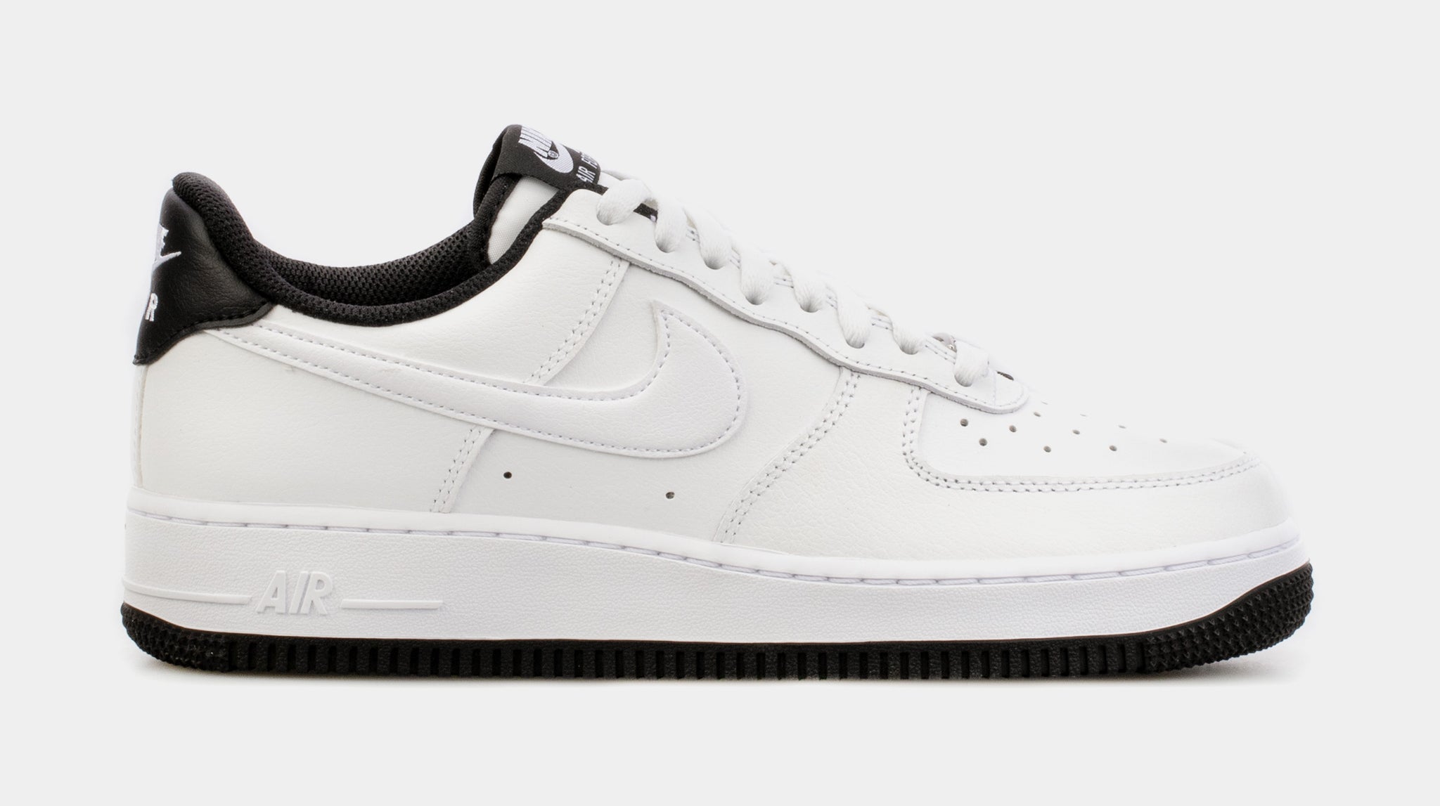 Nike Shoe White White Black Air Force Nike Air Force Low Two-Tone
