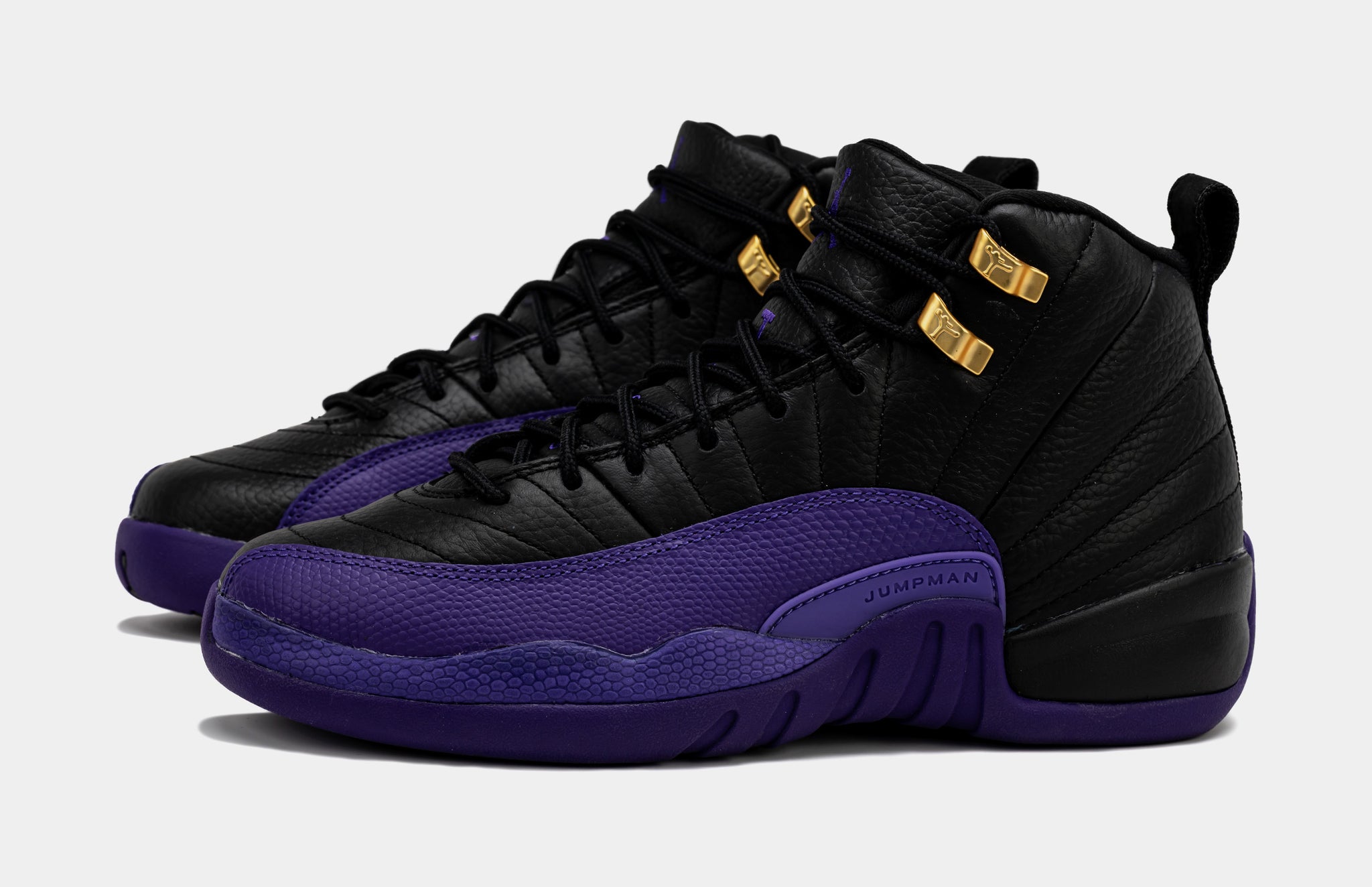 Jordan Air Jordan 12 Retro Field Purple Grade School Lifestyle Shoes Black P 153265-057 â Shoe
