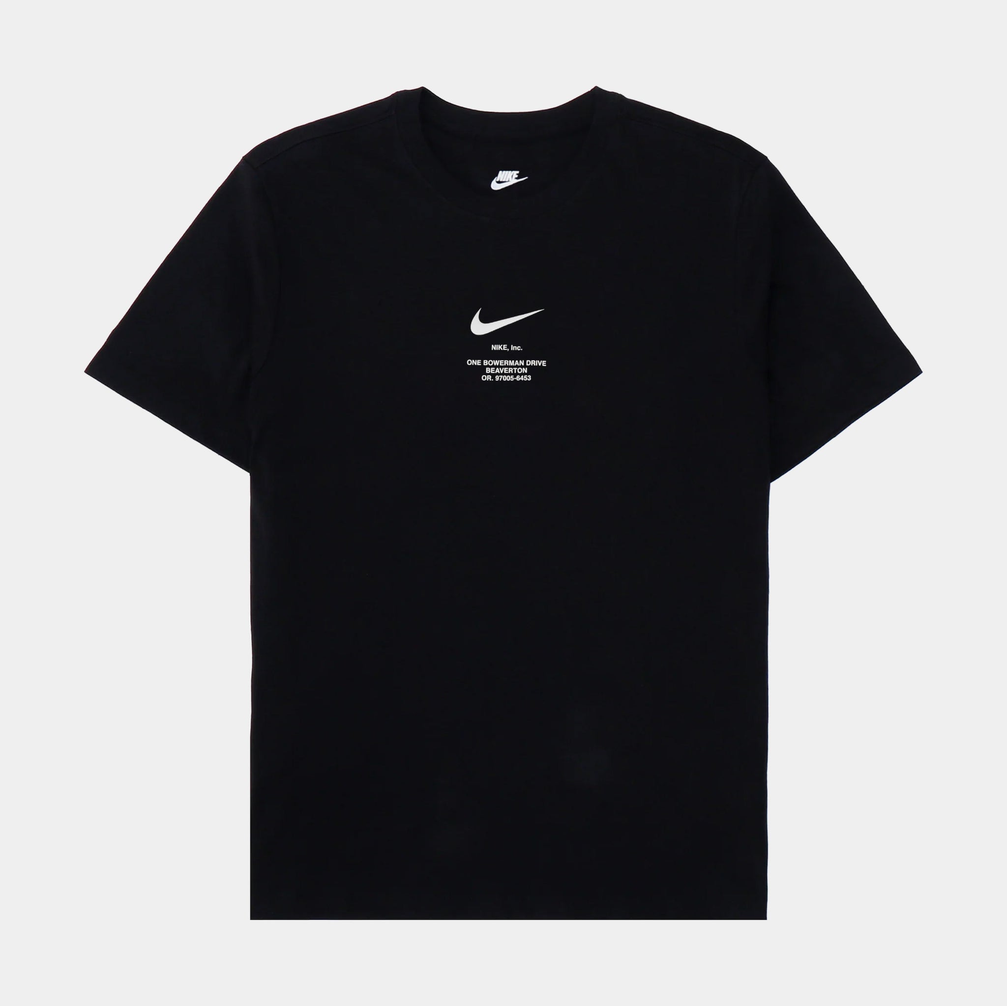 Nike NSW Swoosh Mens Short Sleeve Shirt Black DZ2881-010 – Shoe Palace