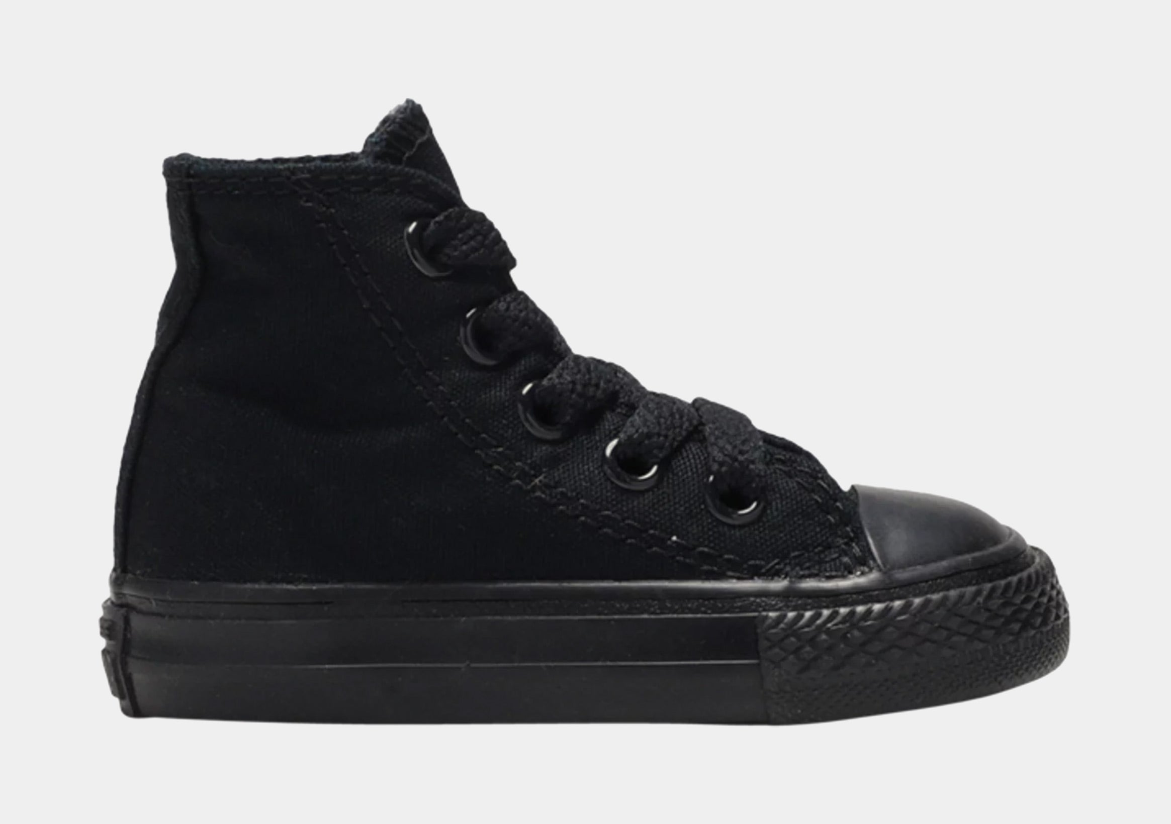 baby black high top converse