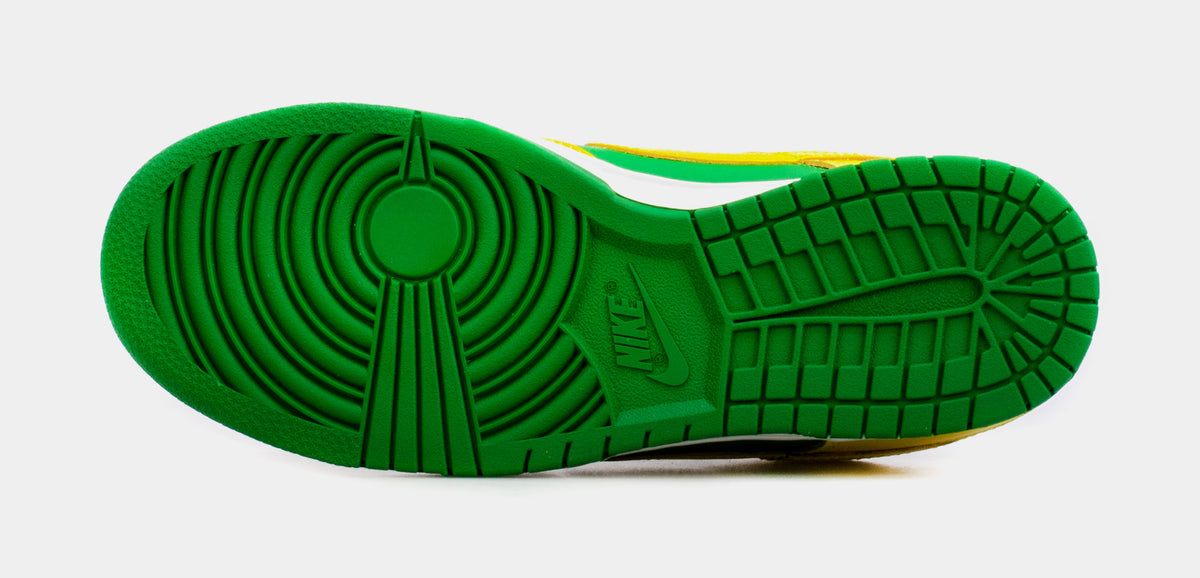 Nike Dunk Low Reverse Brazil Mens Lifestyle Shoes Yellow Green DV0833