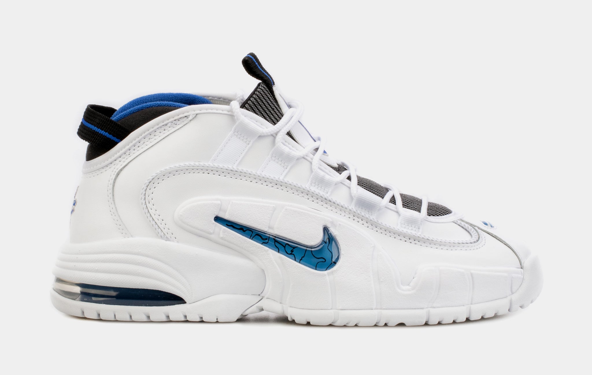Disha Penny Hardaway Cent Logo Nike Air Max Penny Mens Basketball Shoes White Blue DV0684-100
