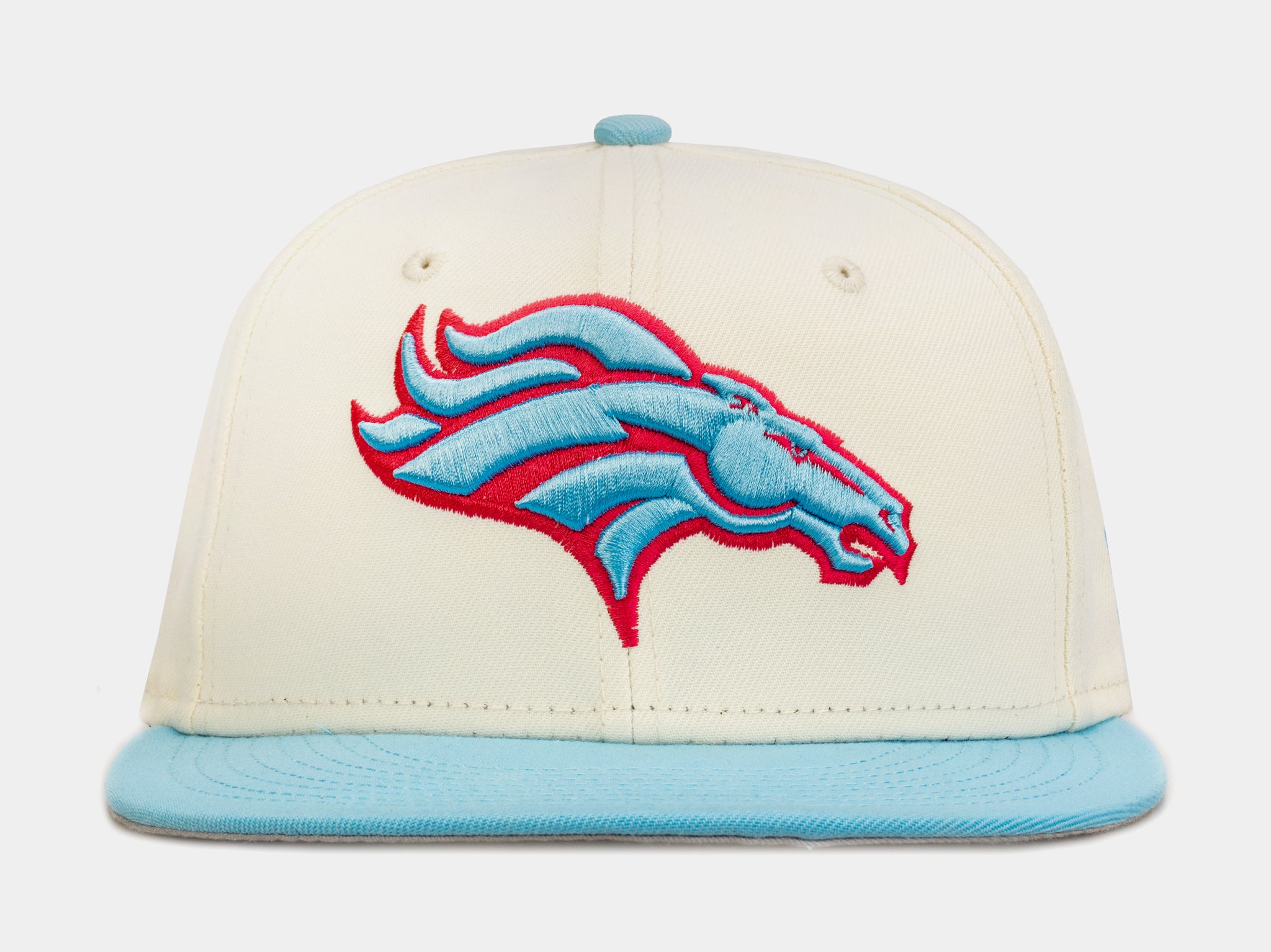 New Era Denver Broncos Colorpack 59Fifty Mens Fitted Hat Blue