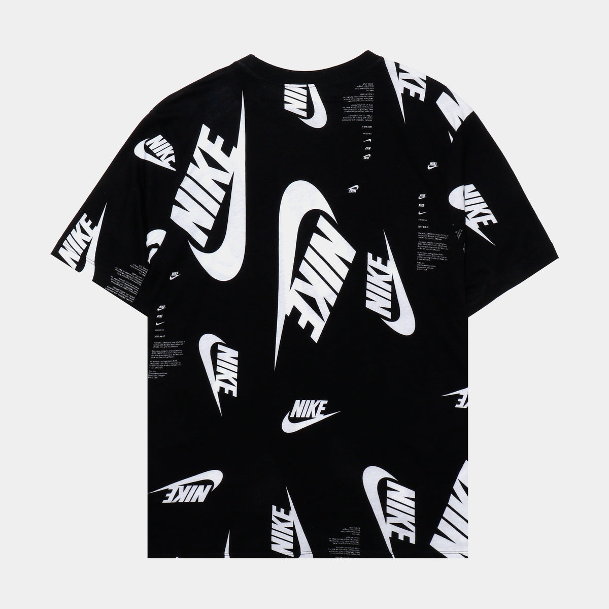 Nike NSW AOP Club Tee Mens Tshirt Black DR7817-010 – Shoe Palace