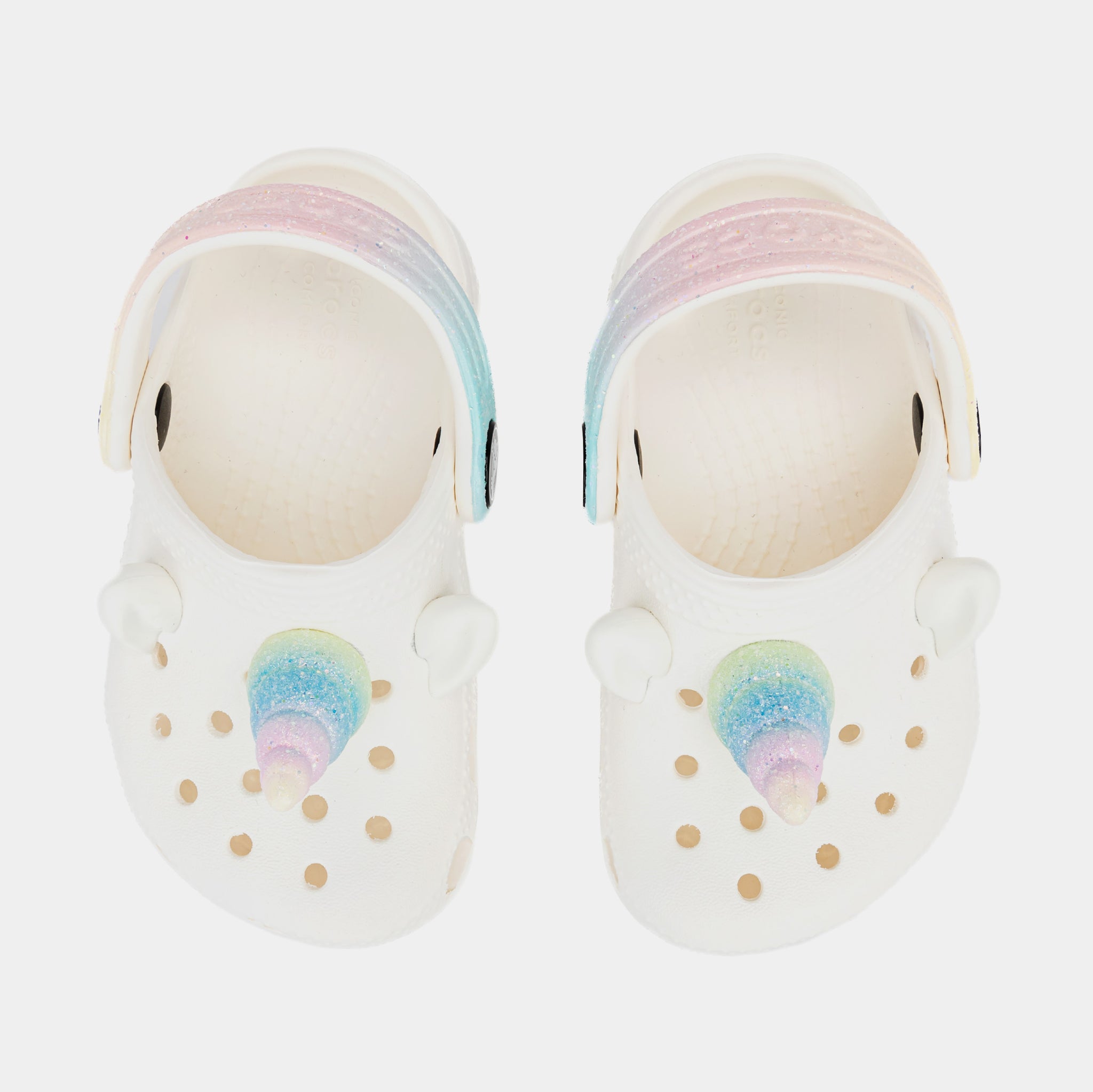 Crocs I Am Rainbow Unicorn Classic Clog Infant Toddler Sandals
