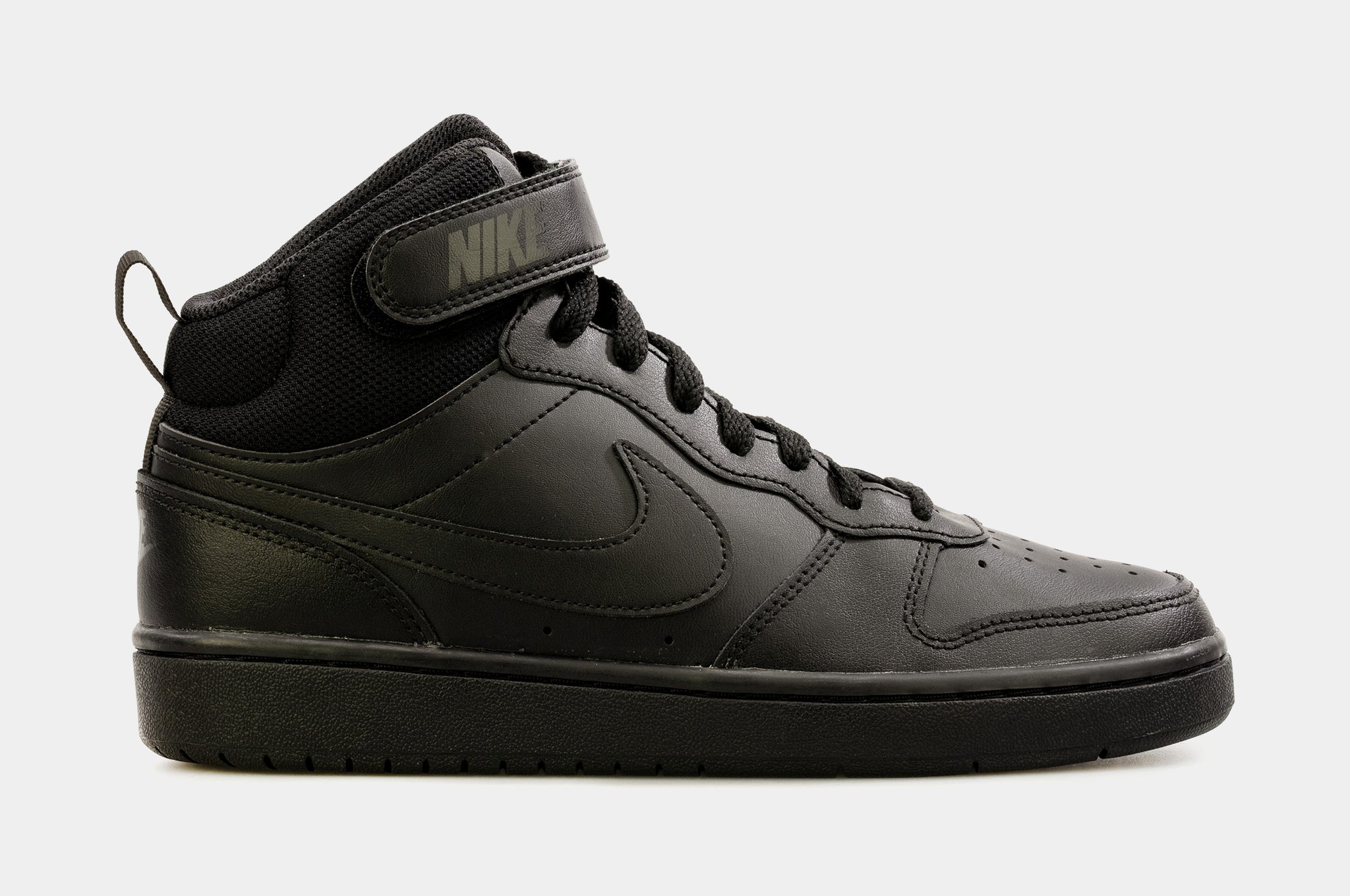 Nike Court Borough Mid Grade School Lifestyle Shoes Black CD7782