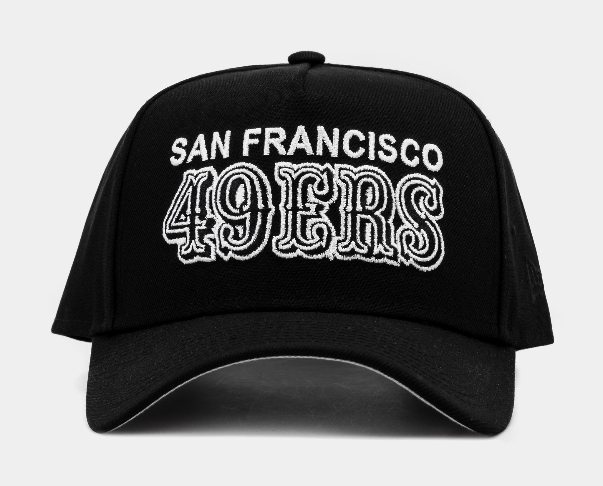 New Era 9Forty Snapback Berretto Regolabile - Full Black San Francisco 49ers, 100% Cotone, Taglia Unica