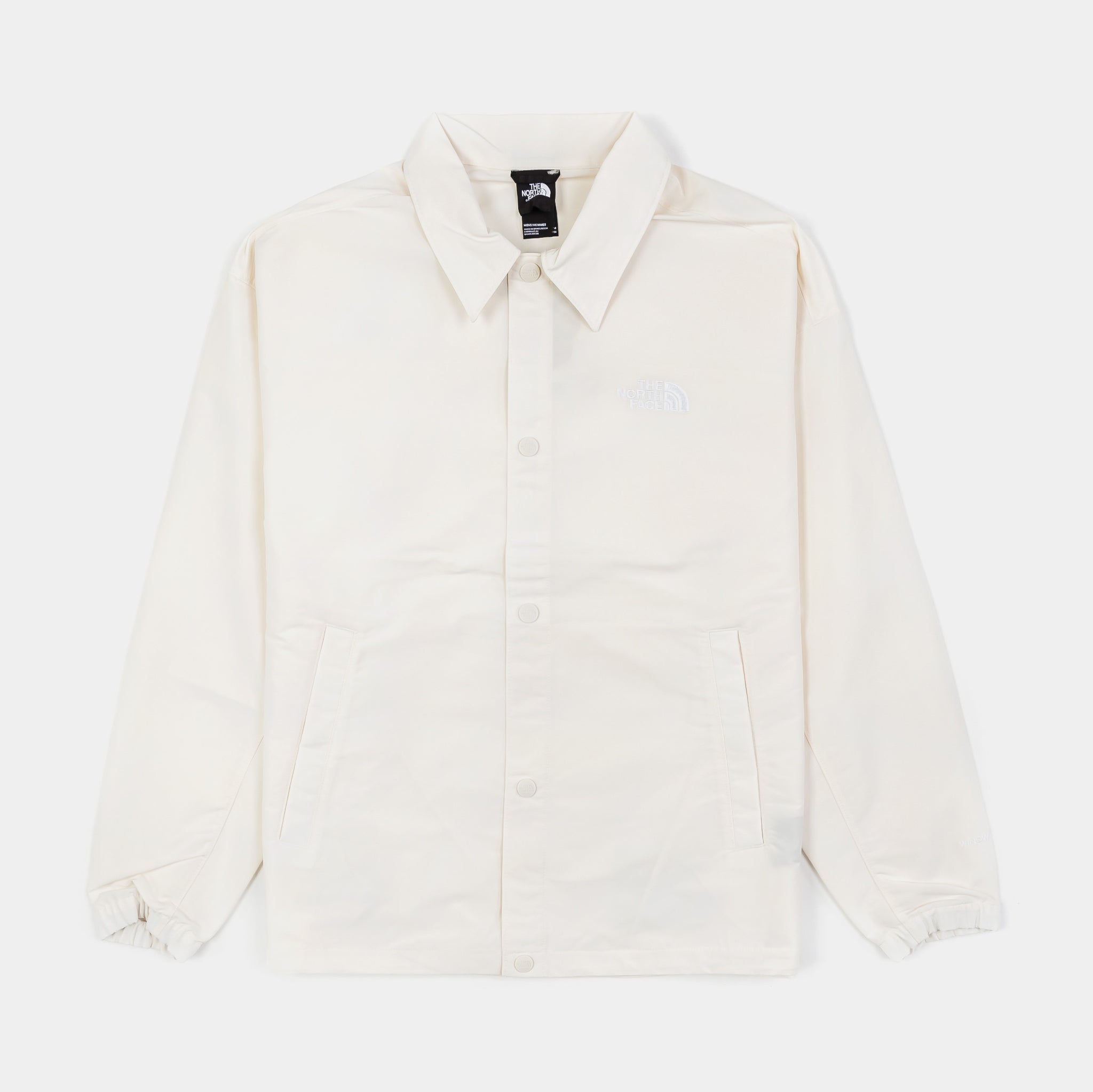 The North Face TNF Easy Wind Coaches Mens Jacket White NF0A8703 