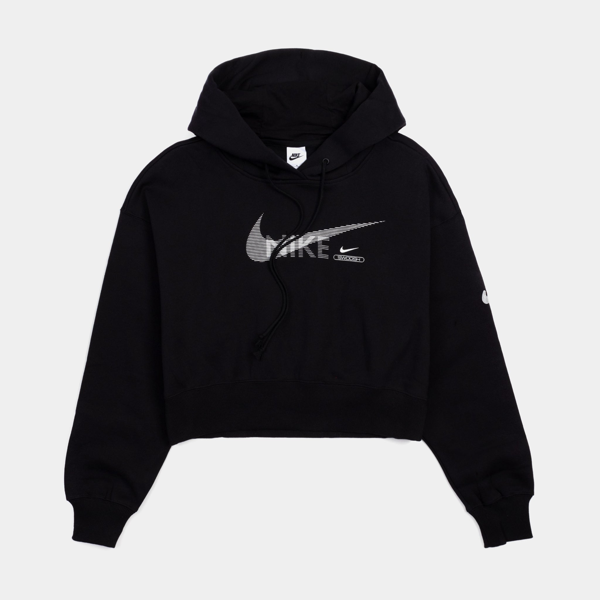 Fleece Hoodie Nike Swoosh Hoodie Women's Black Nike NSW