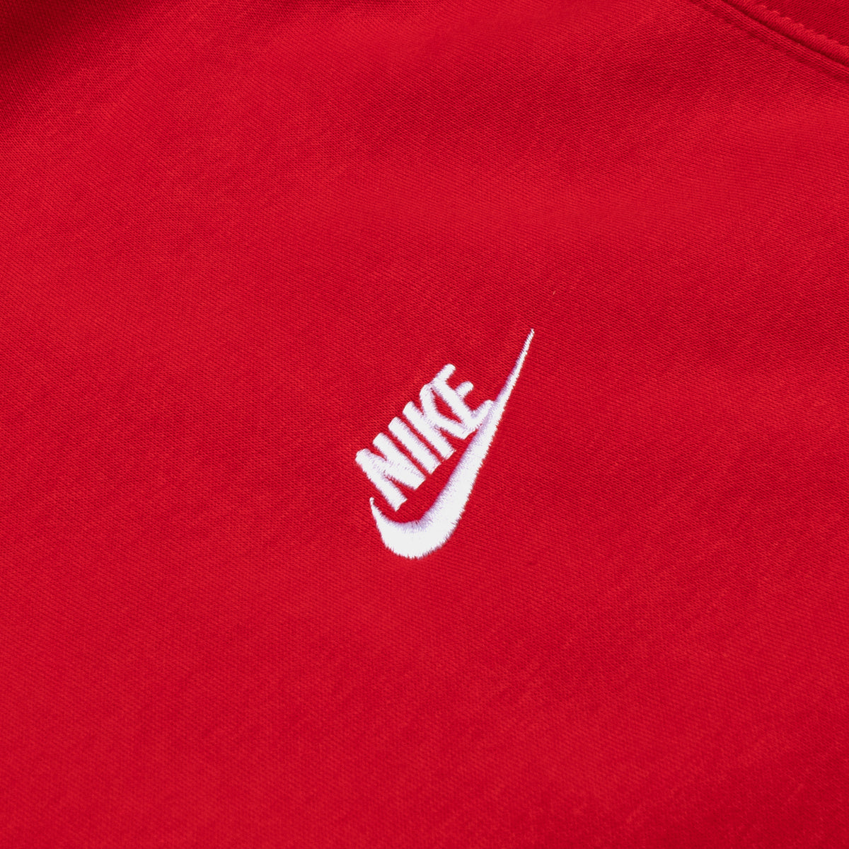 Nike Sportswear Club Fleece Pullover Mens Hoodie Red White BV2654-657 ...