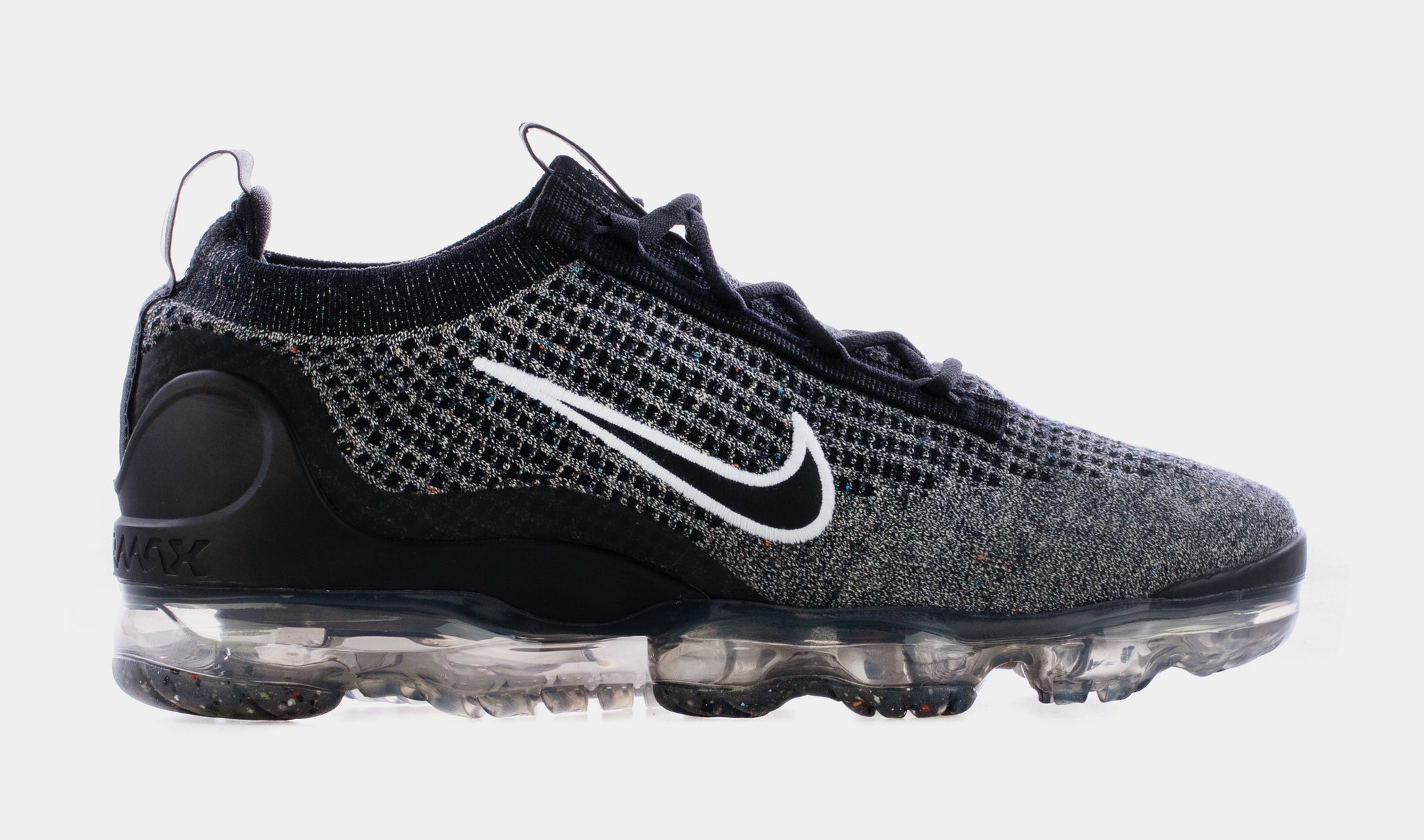 Nike Air Vapormax 2021 Flyknit Mens Running Shoes Black Grey