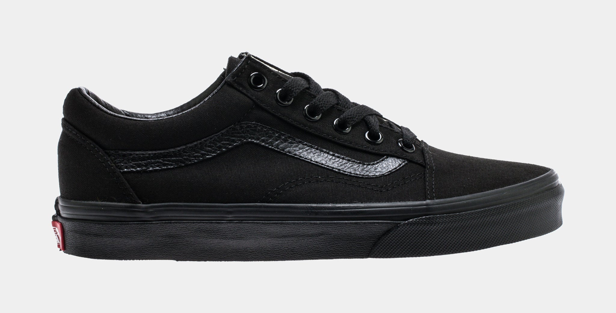 low top black vans