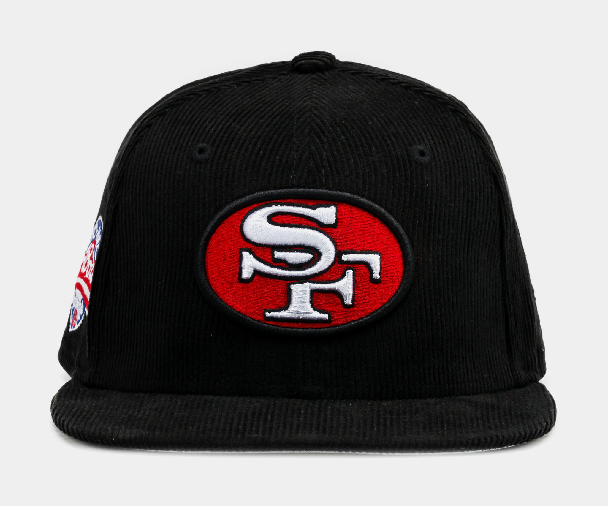 Shoe Palace Exclusive San Francisco 49ers Everday Corduroy 59Fifty Fitted  Mens Hat (Black/Red)