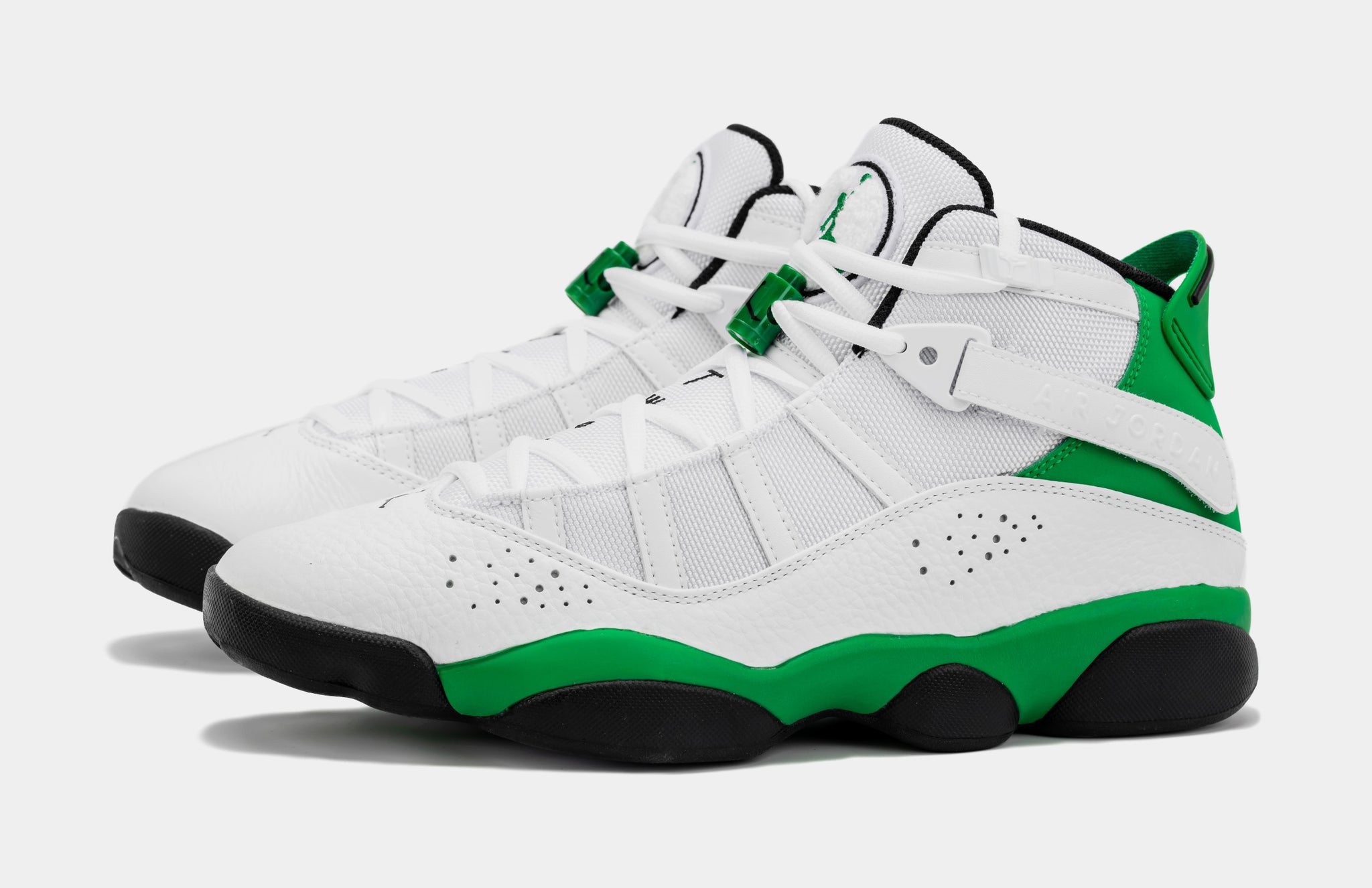 Jordan 6 Rings Mens Basketball Shoes White Green 322992-131 – Shoe Palace