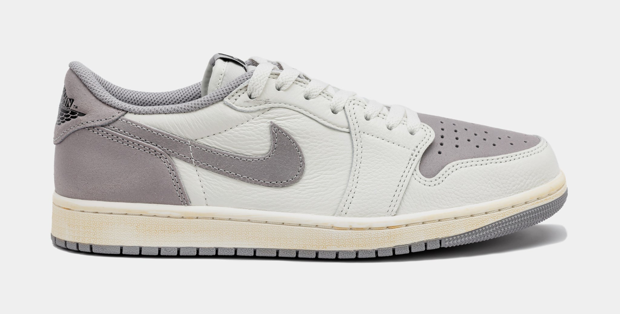 Air Jordan 1 Retro Low OG Atmosphere Grey Mens Lifestyle Shoes  (Sail/Black/Atmosphere Grey)