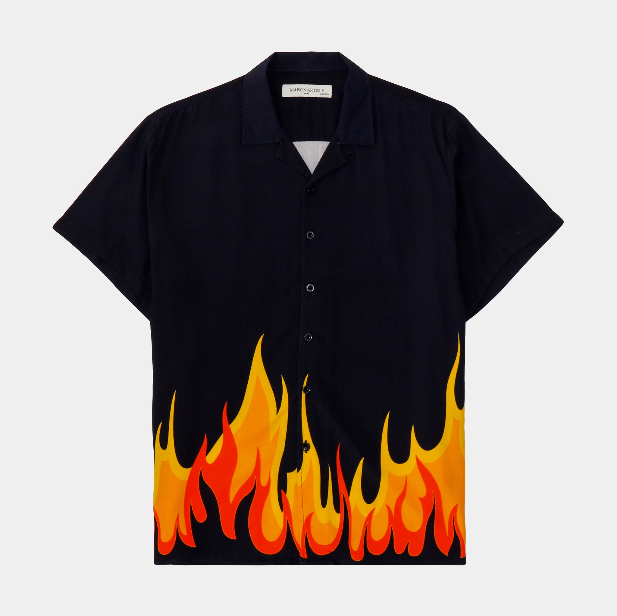  Flame Button Up Shirt