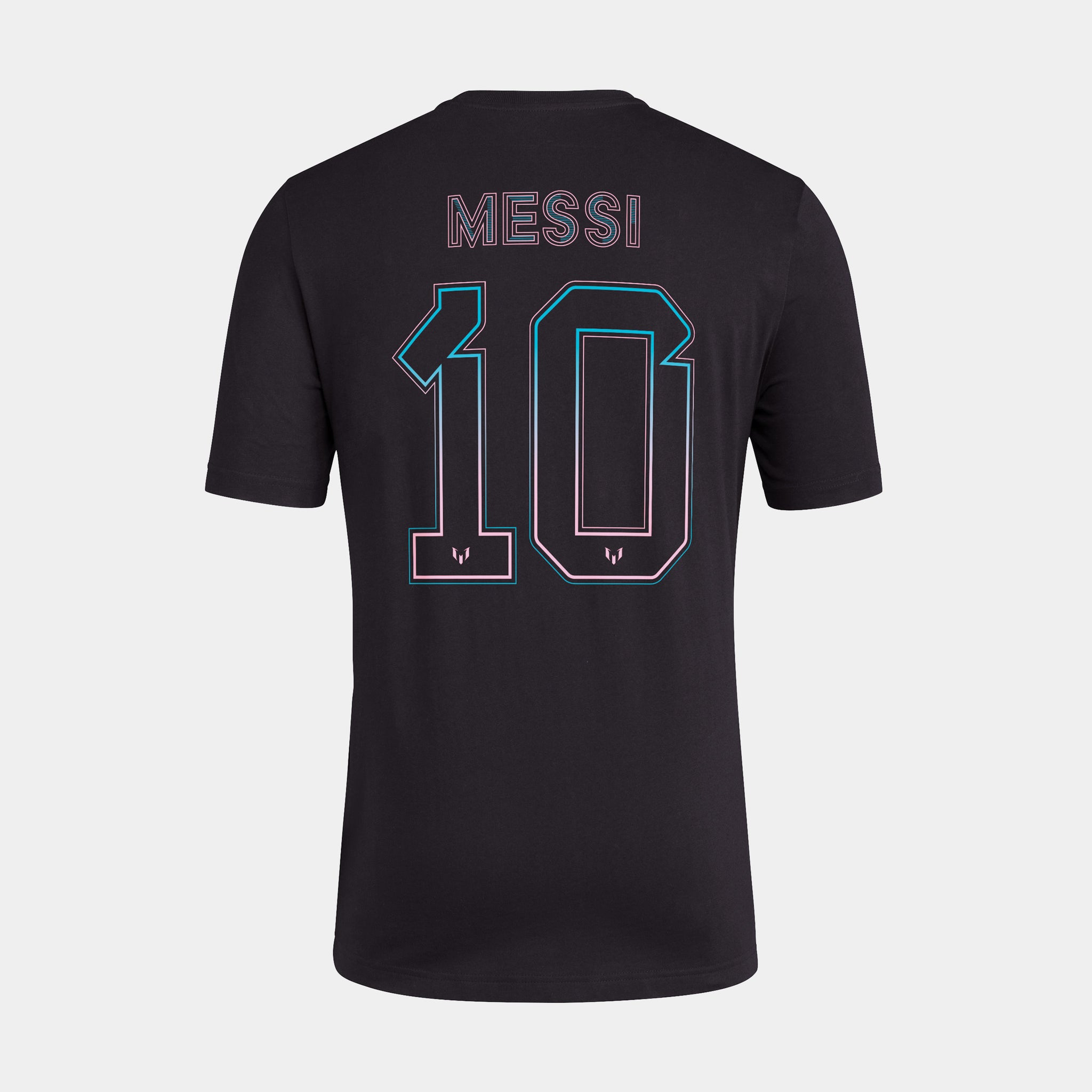 adidas Inter Miami Messi Mens Short Sleeve Shirt Black JF4290