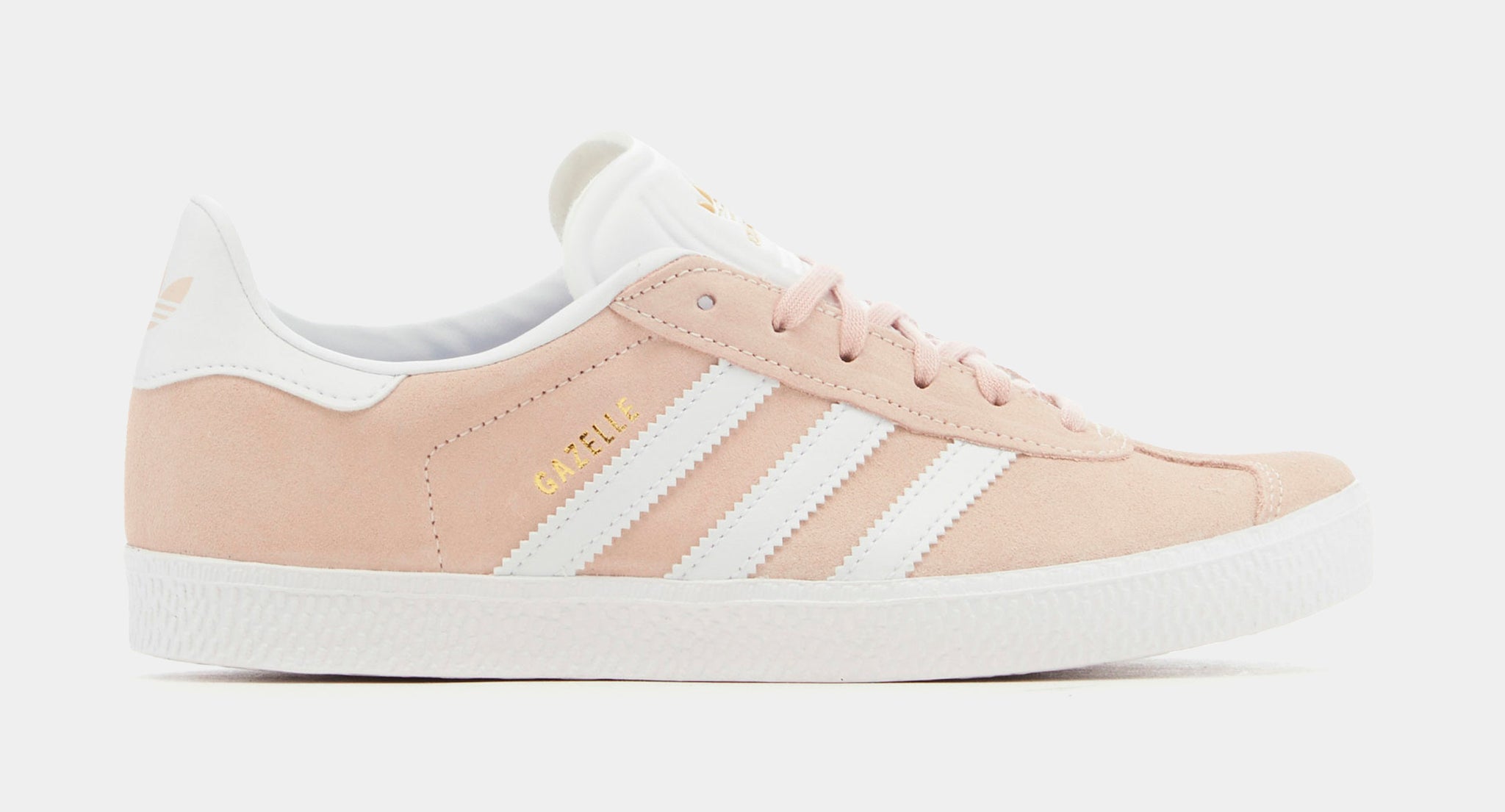 adidas Originals Boys Gazelle - Shoes White/Pink Tint/White Size 05.5 adidas Originals Boys Gazelle - Shoes White/Pink Tint/White Size 05.5