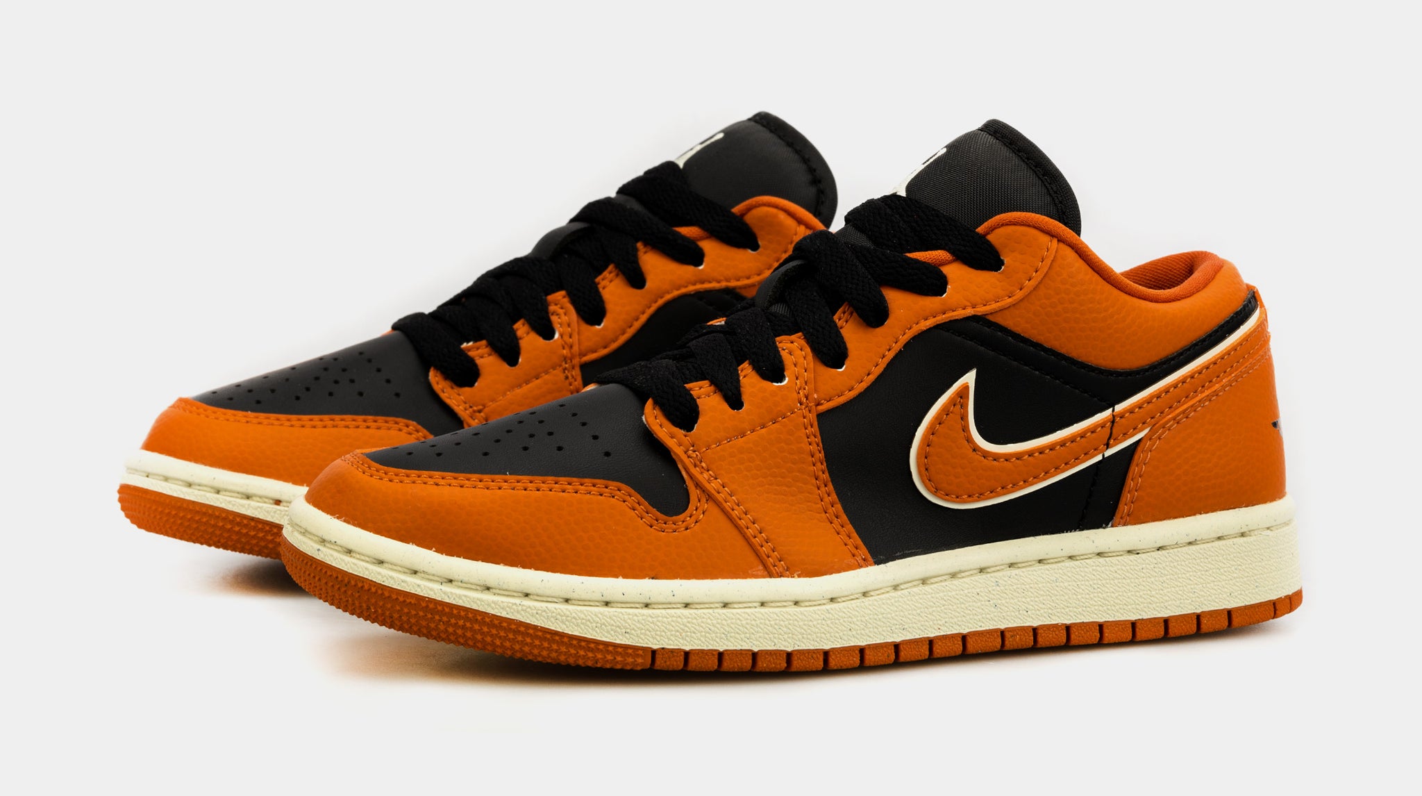 Orange black shoes Clearance