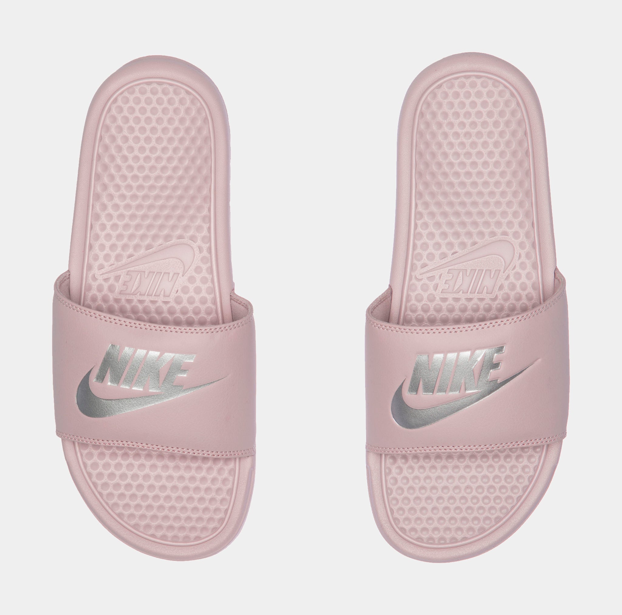 Nike Sliders Nike Benassi Slides Womens Pink Nike Victori One